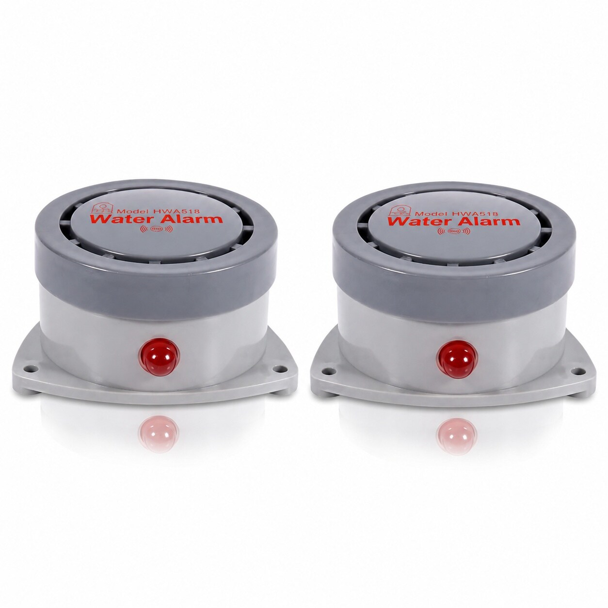 Oyezvary Water Leak Detector 2 Pack Wireless Waterproof power cell ...