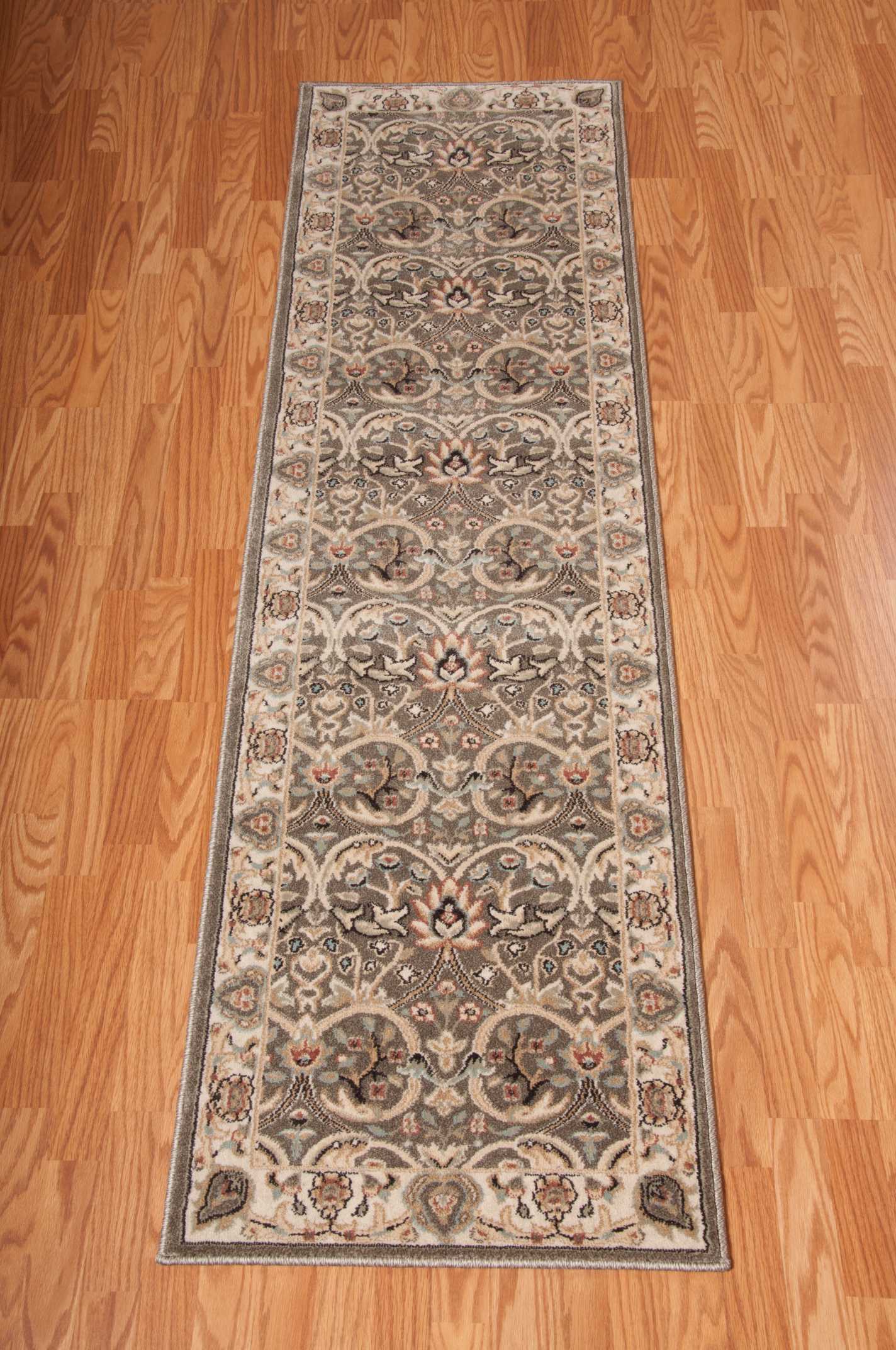 Nourison 27020 Walden 2 x 7 Grey Indoor Abstract Area Rug