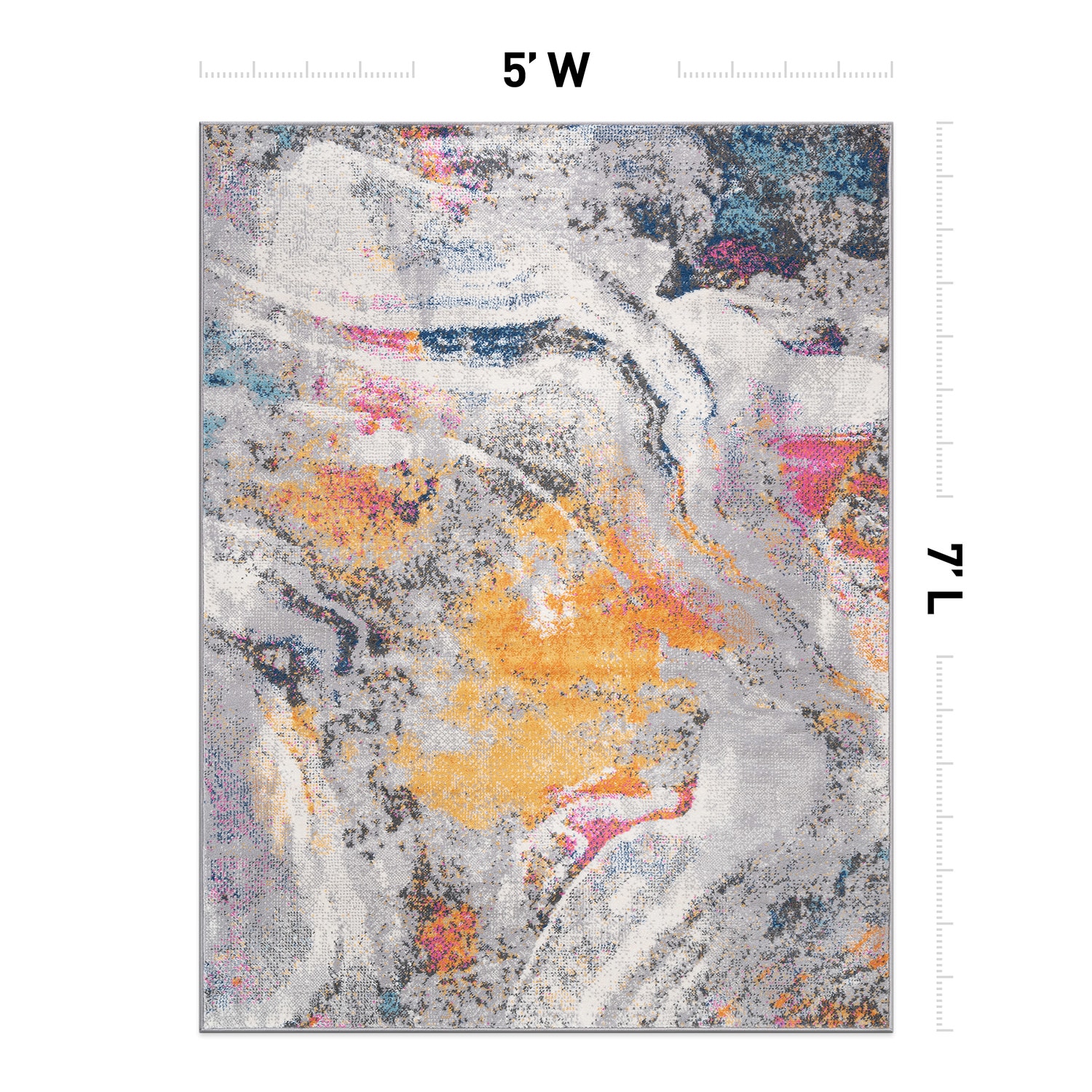 World Rug Gallery 2091MULTI5X7 rugs - View #2