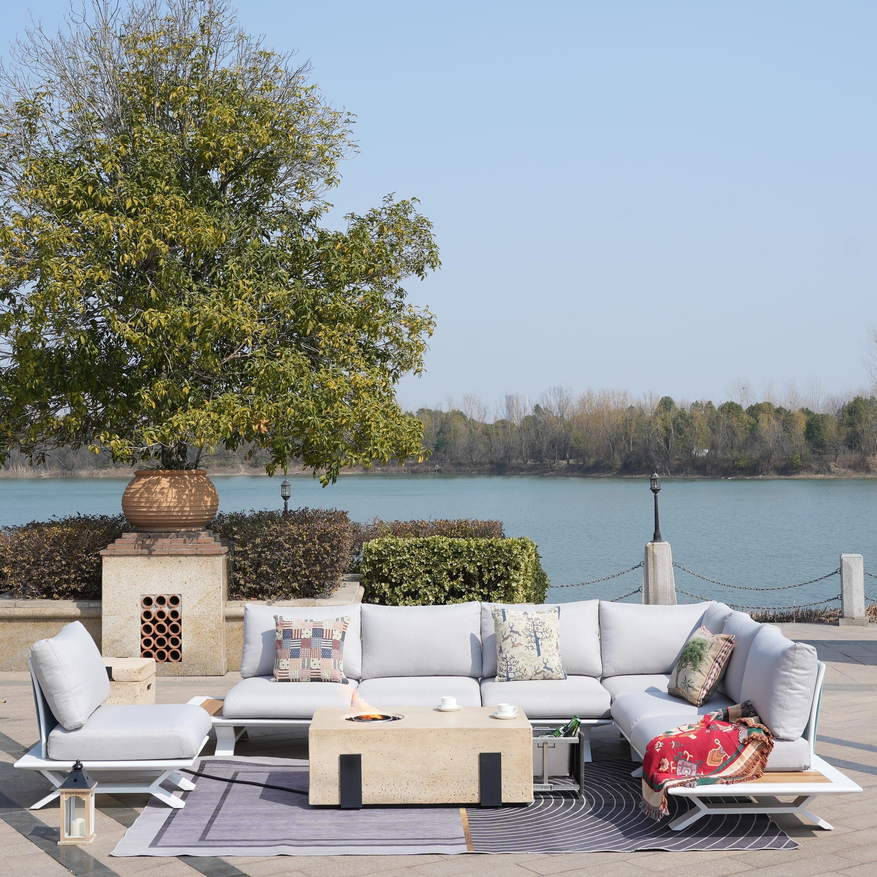 Direct Wicker DWS-2323W&2355BR Patio-Conversation-Sets - View #6