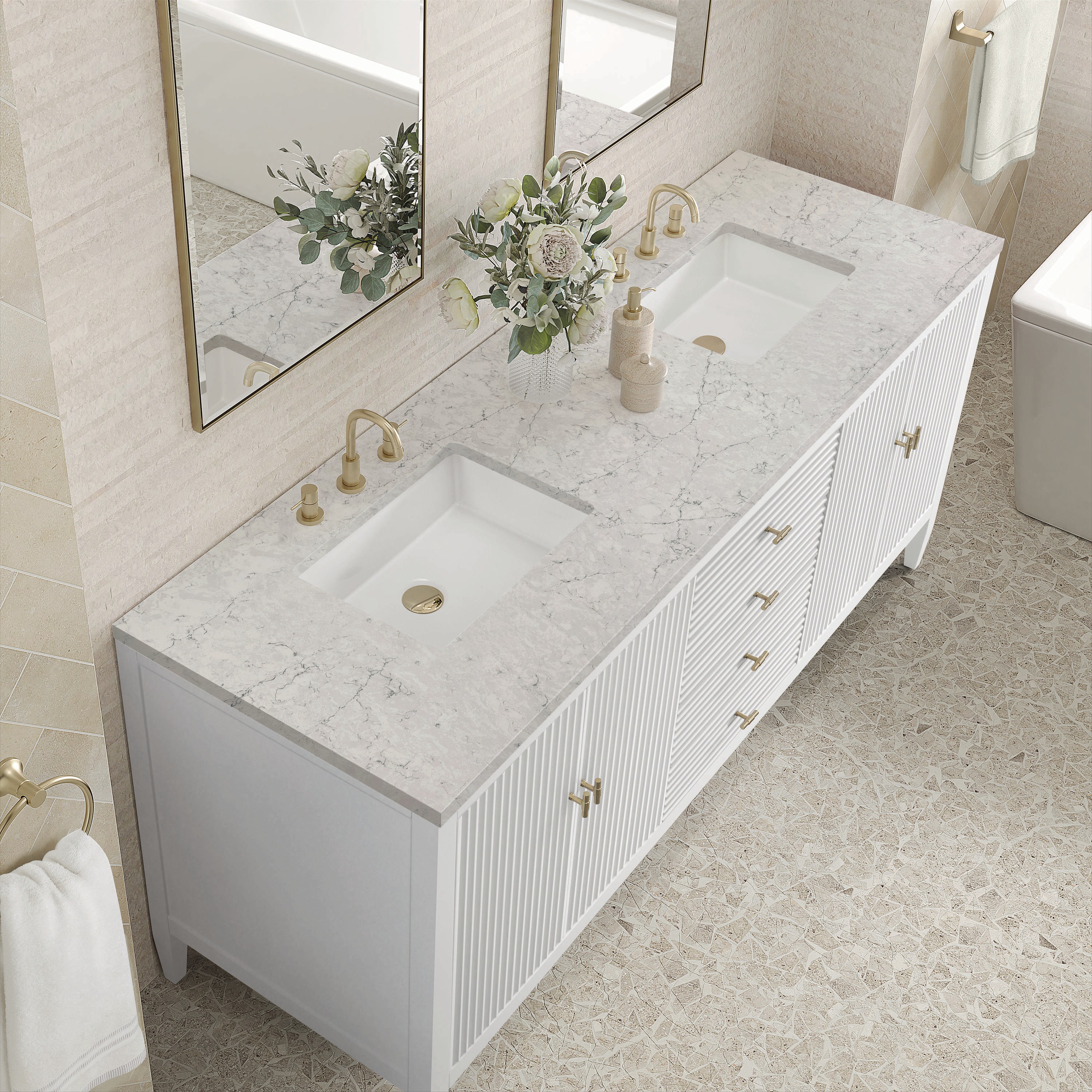 James Martin Vanities 485-V72-BW-3EJP Bath-Vanity-Combo - View #5