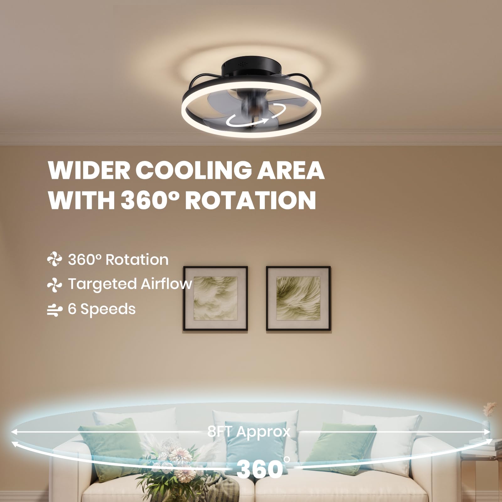 SILJOY LL-6002BL-03 Ceiling-Fans - View #3