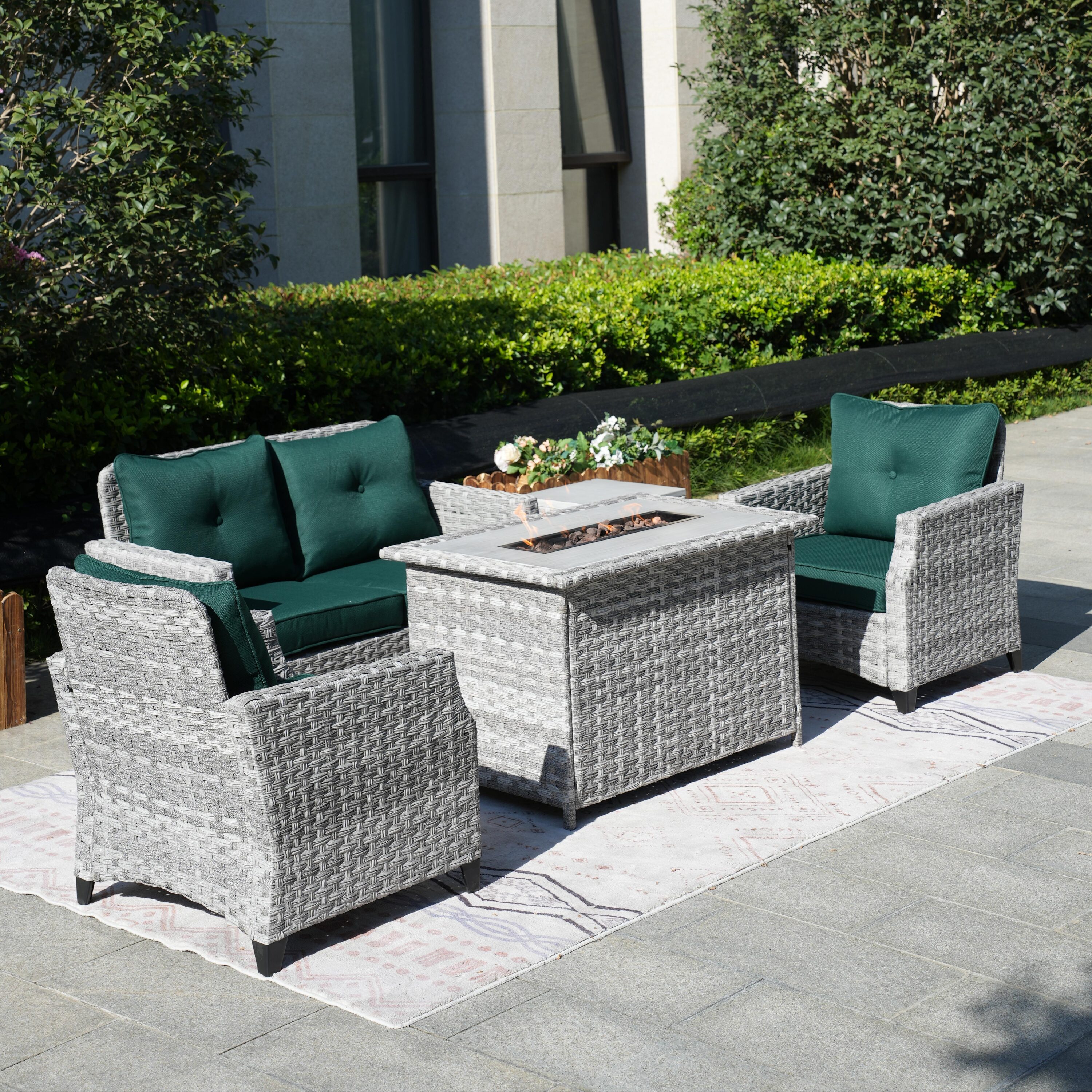 Direct Wicker DWG-1801H-CE Patio-Conversation-Sets - View #5