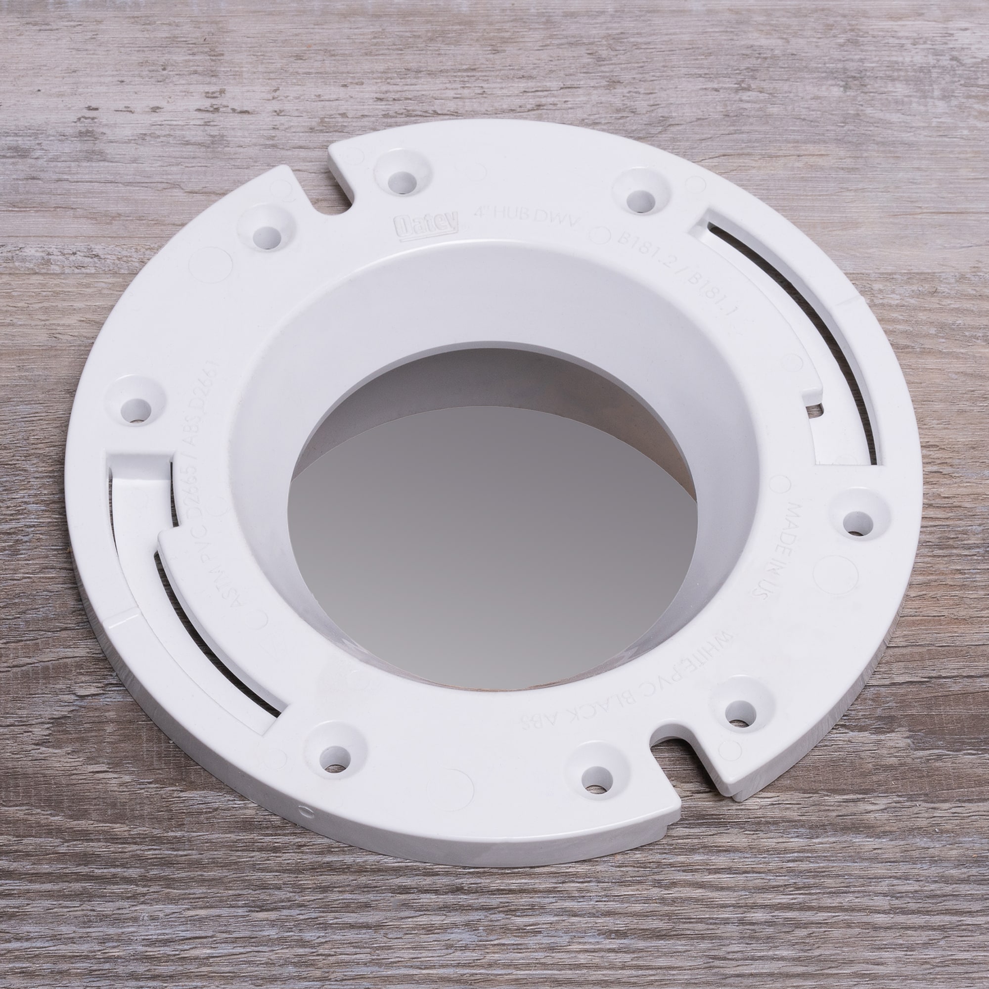 Oatey Fast Set PVC Toilet Flange In The Toilet Flanges Department At ...