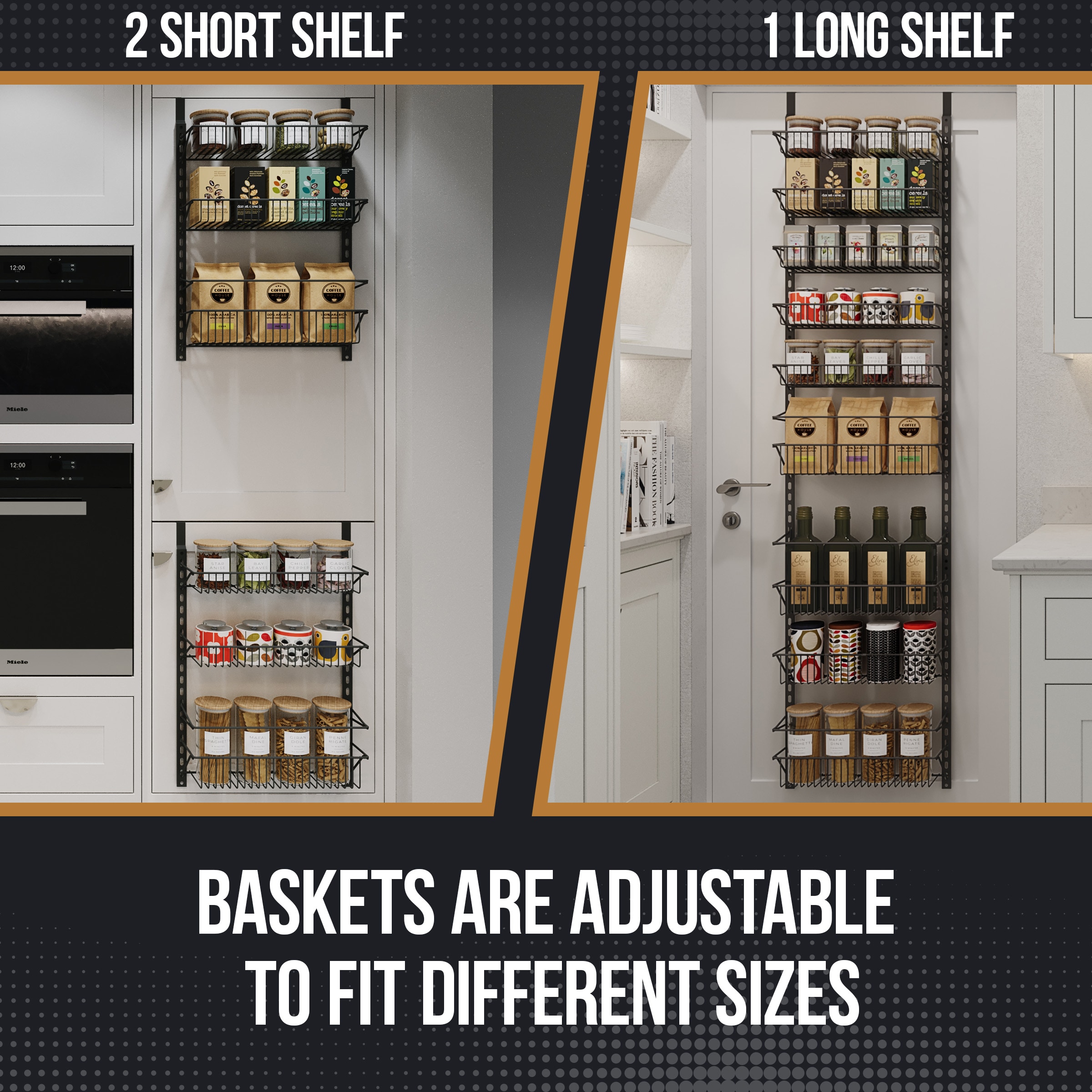 Home-Complete 18-Pack 17.7-in W x 74-in H x 5.1-in D 9-Tier Hook