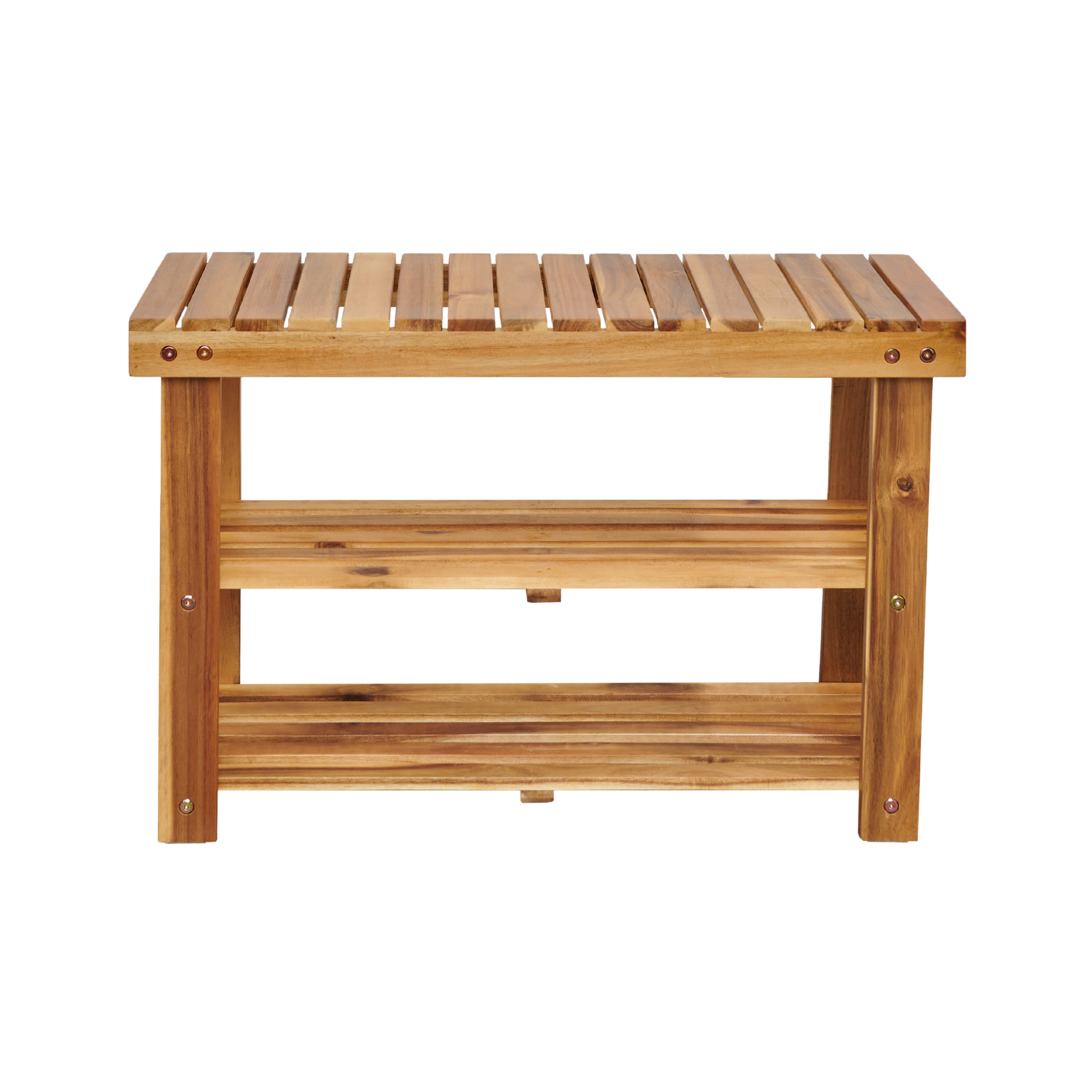 Evergreen Rectangle Outdoor Console Table 16-in W x 48-in L