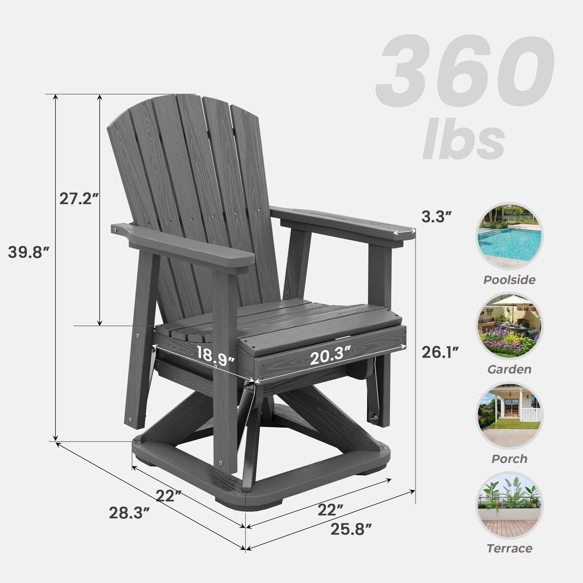 VOUA PEYZY-GY Patio-Chairs - View #3