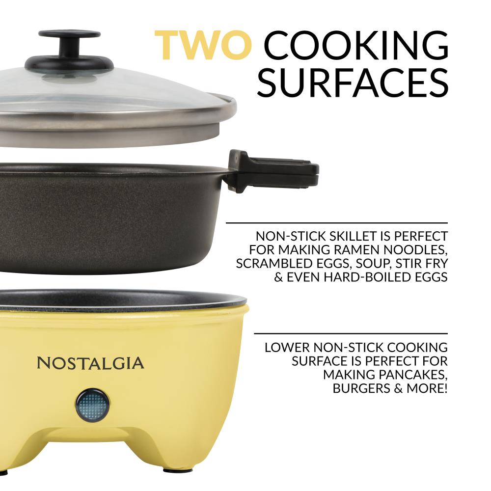 UNDER $10 Nostalgia Electric Skillet & Noodle Maker - Your College Student  Will Love This!
