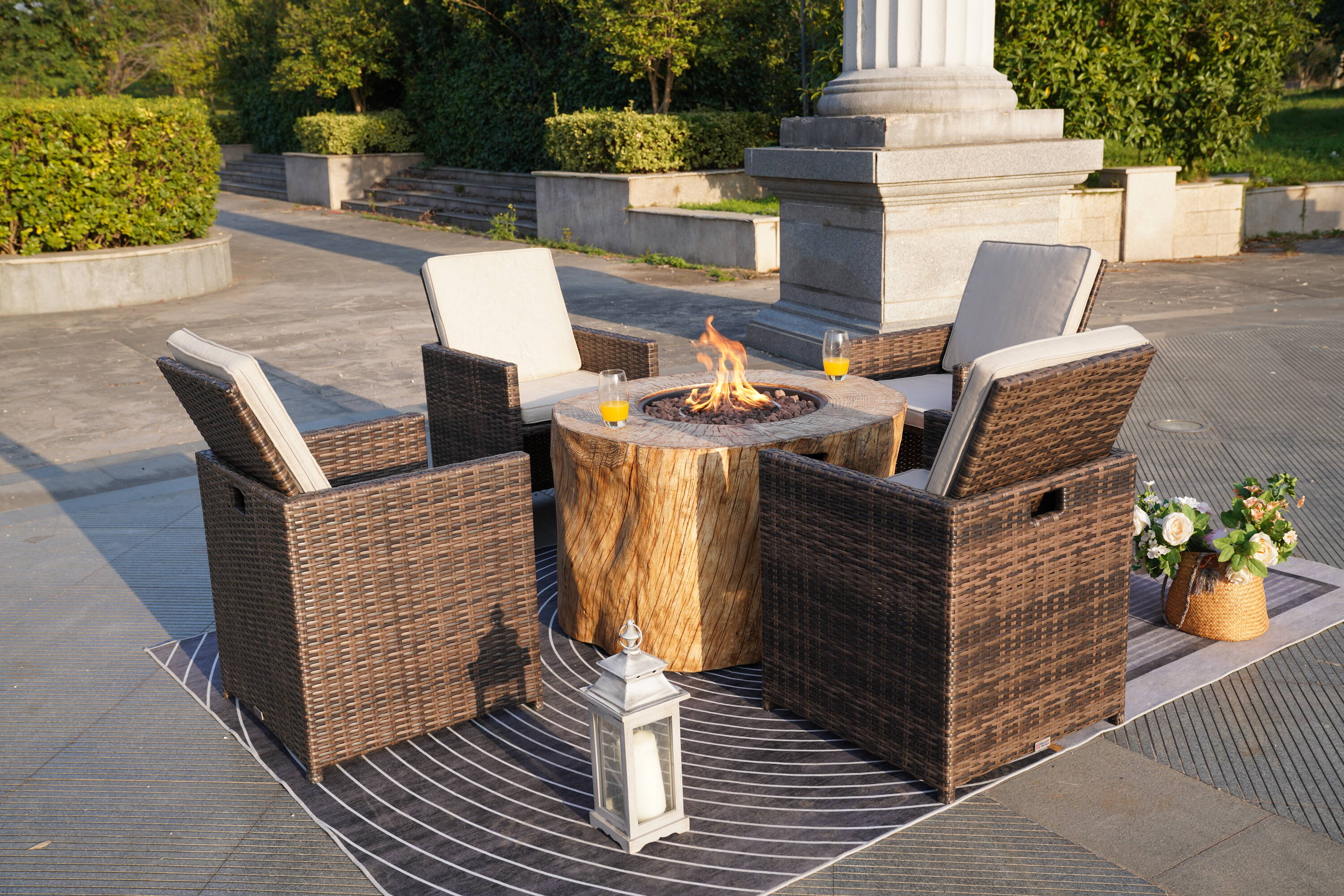 Direct Wicker DWG-21803234-B Patio-Conversation-Sets - View #9