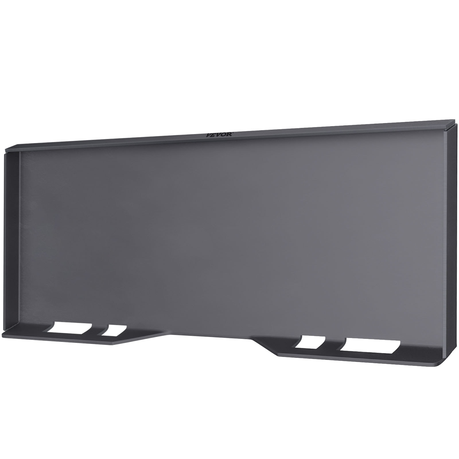 VEVOR AZB-6MMTOQLQTYAUCV0 Skid Steer Mount Plate Thick Skid Steer Attachment Plate Steel Quick Attachment Loader Plate with 3 Additional Welding Rods Easy to Weld or Bolt to Different Accessories, 1/4 in.
