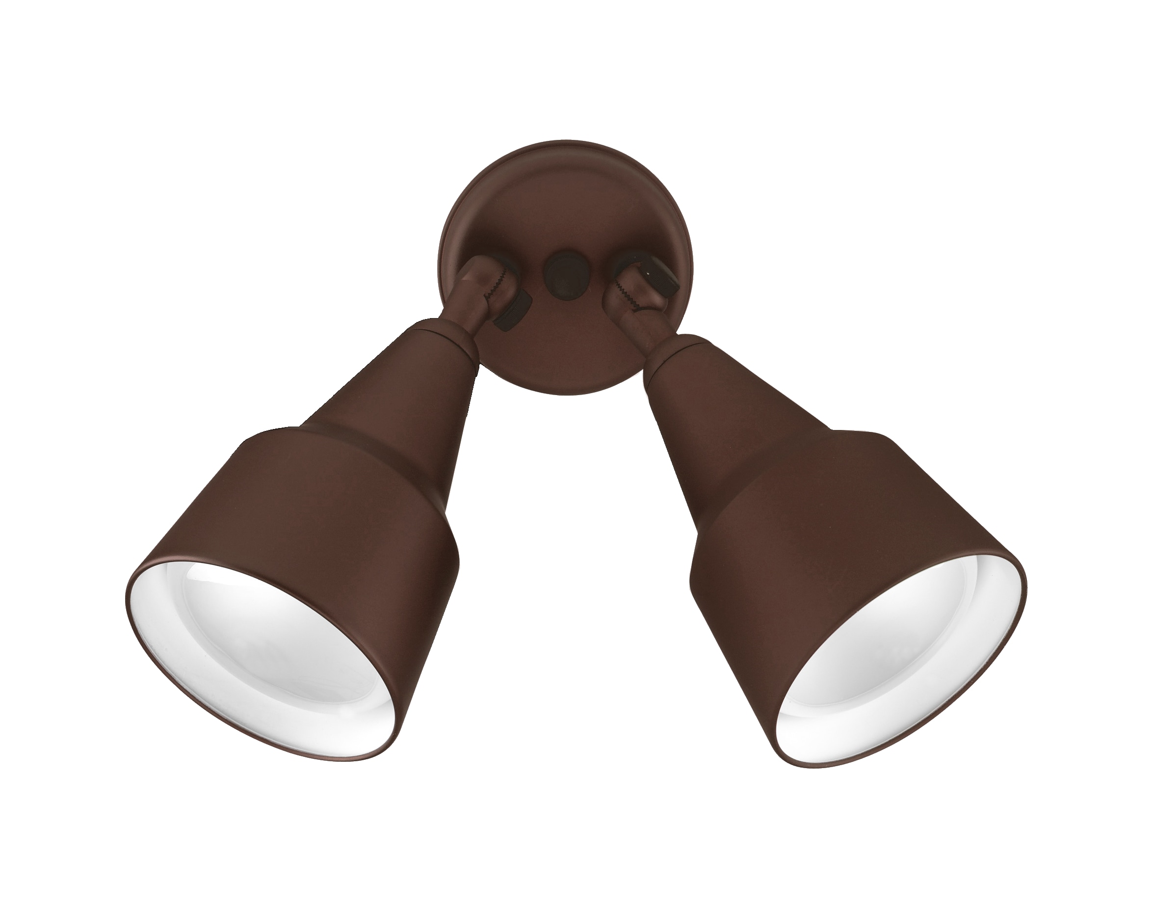 Nicor Lighting 11128 9.5-in 2 -Light Bronze dimmable Medium base (E-26) Traditional Flush Mount