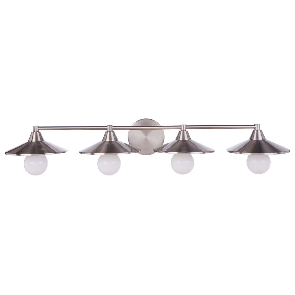 Craftmade 12537BNK4 Isaac 36.5-in 4 -Light Brushed Nickel Transitional Vanity light