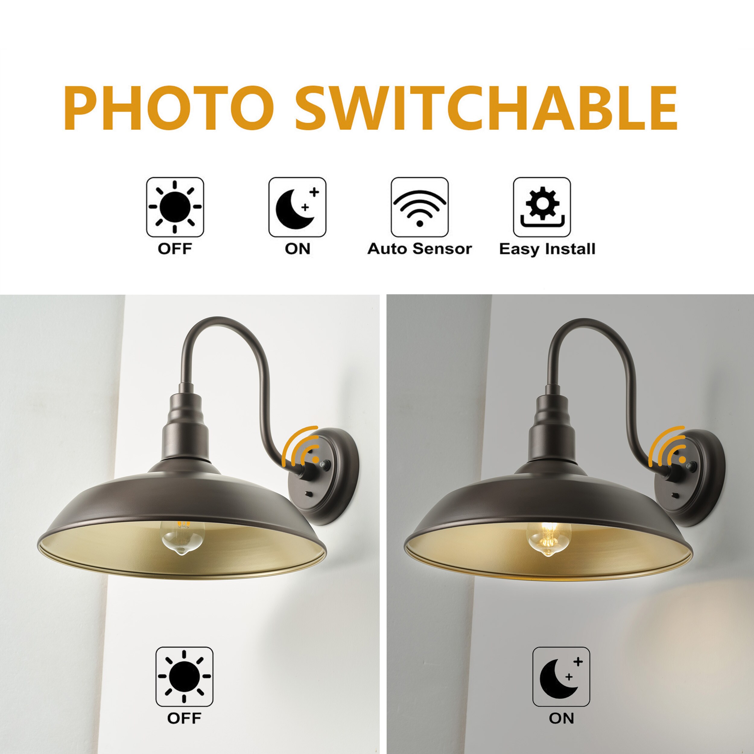 Aiwen HSMS2220-DN-ORB-G Outdoor-Wall-Lighting - View #9