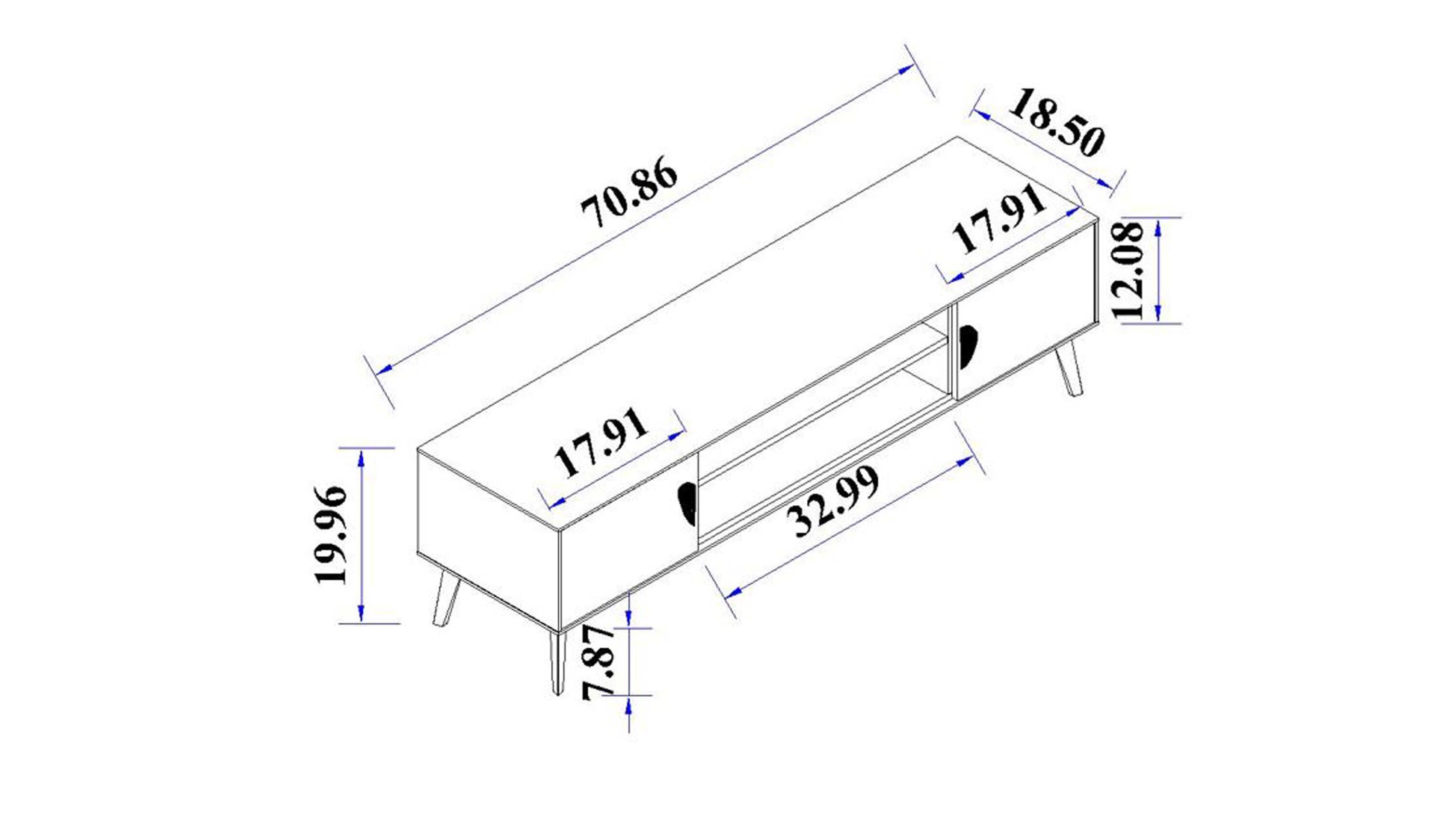 Manhattan Comfort TV004-WH Tv-Stands - View #3