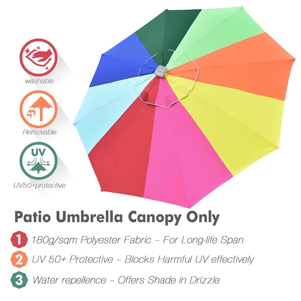 Yescom 07UMC006-8FT-RB-LO Umbrellas-3 - View #2