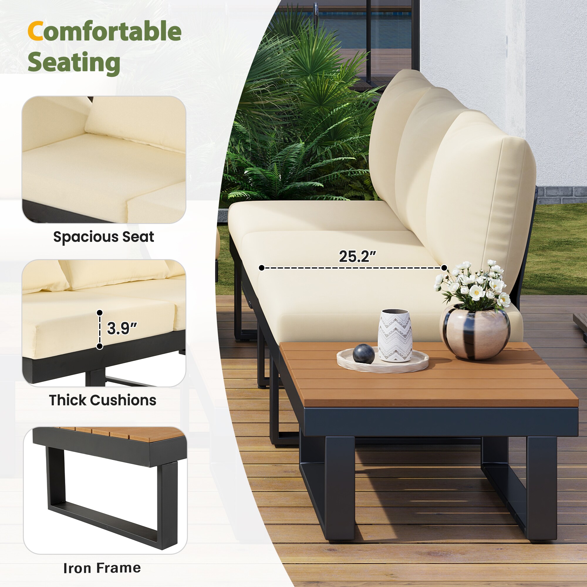 ModernLuxe L-N719Z000170A Patio-Conversation-Sets - View #8
