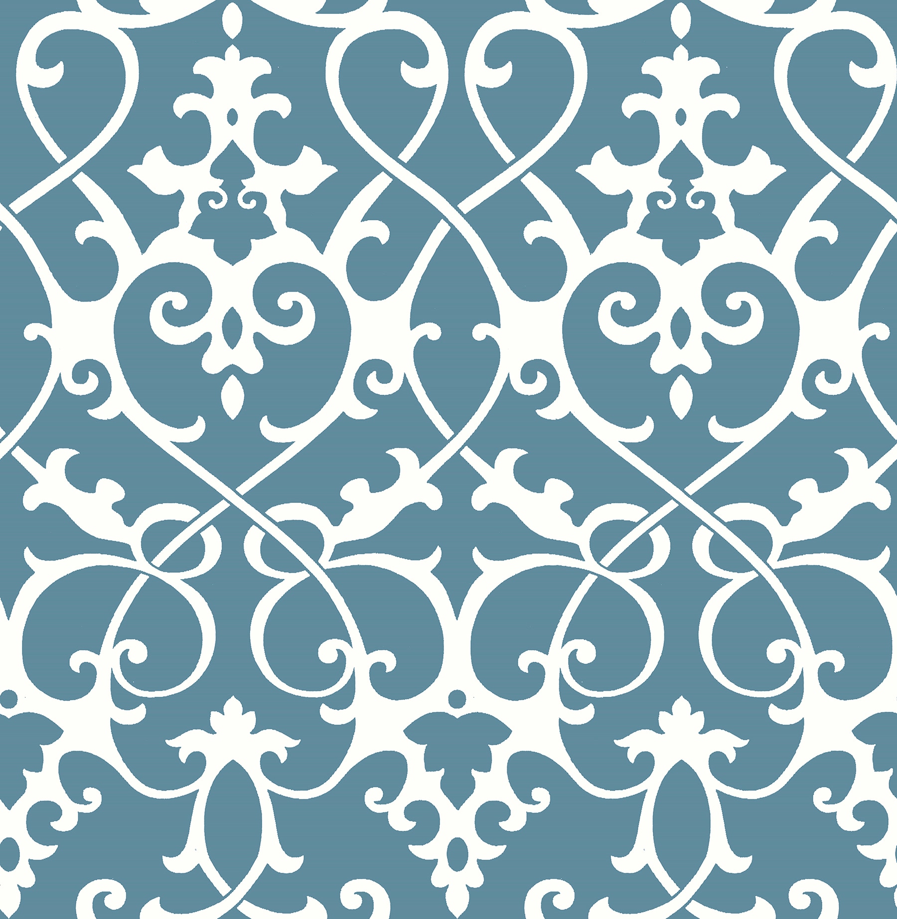 A-Street Prints 2625-21865 Symetrie 56.4-Sq. Feet Blue Non-woven Geometric Unpasted Wallpaper