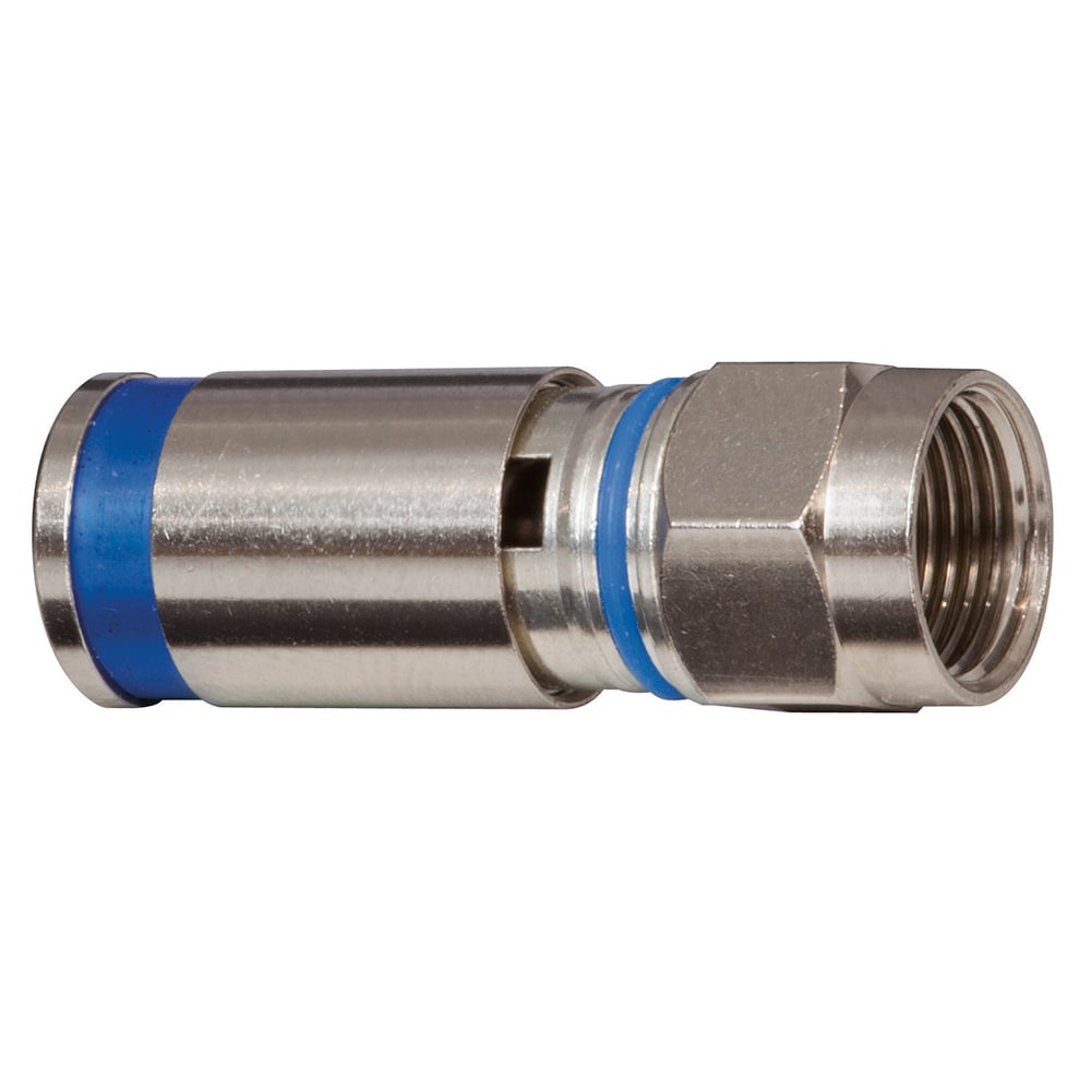 Klein Tools VDV812624 Weatherproof F-Compression Connectors RG6 50-Pack