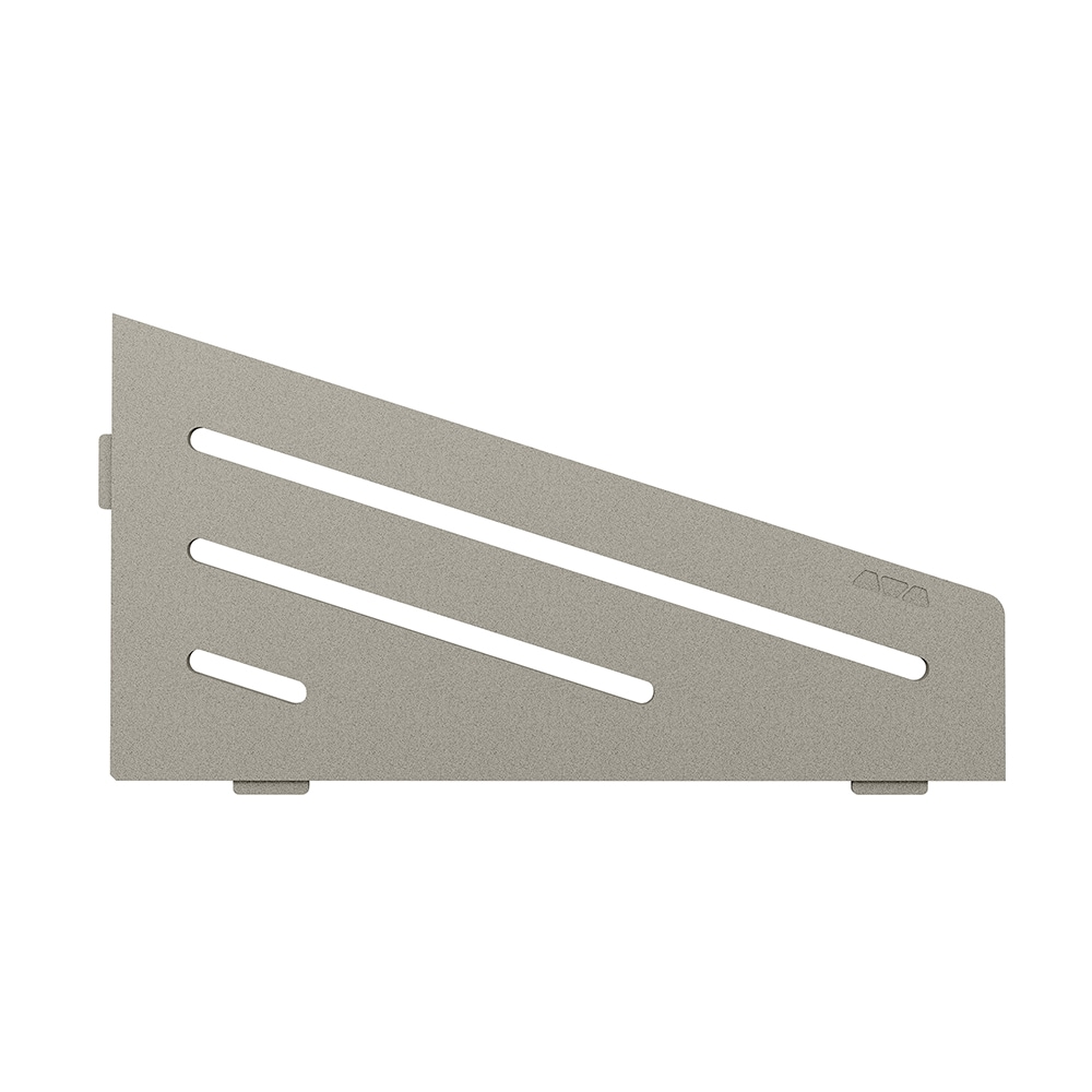 Schluter Systems SES3D10TSSG Shelf Quadrilateral Corner Wave Stone Grey