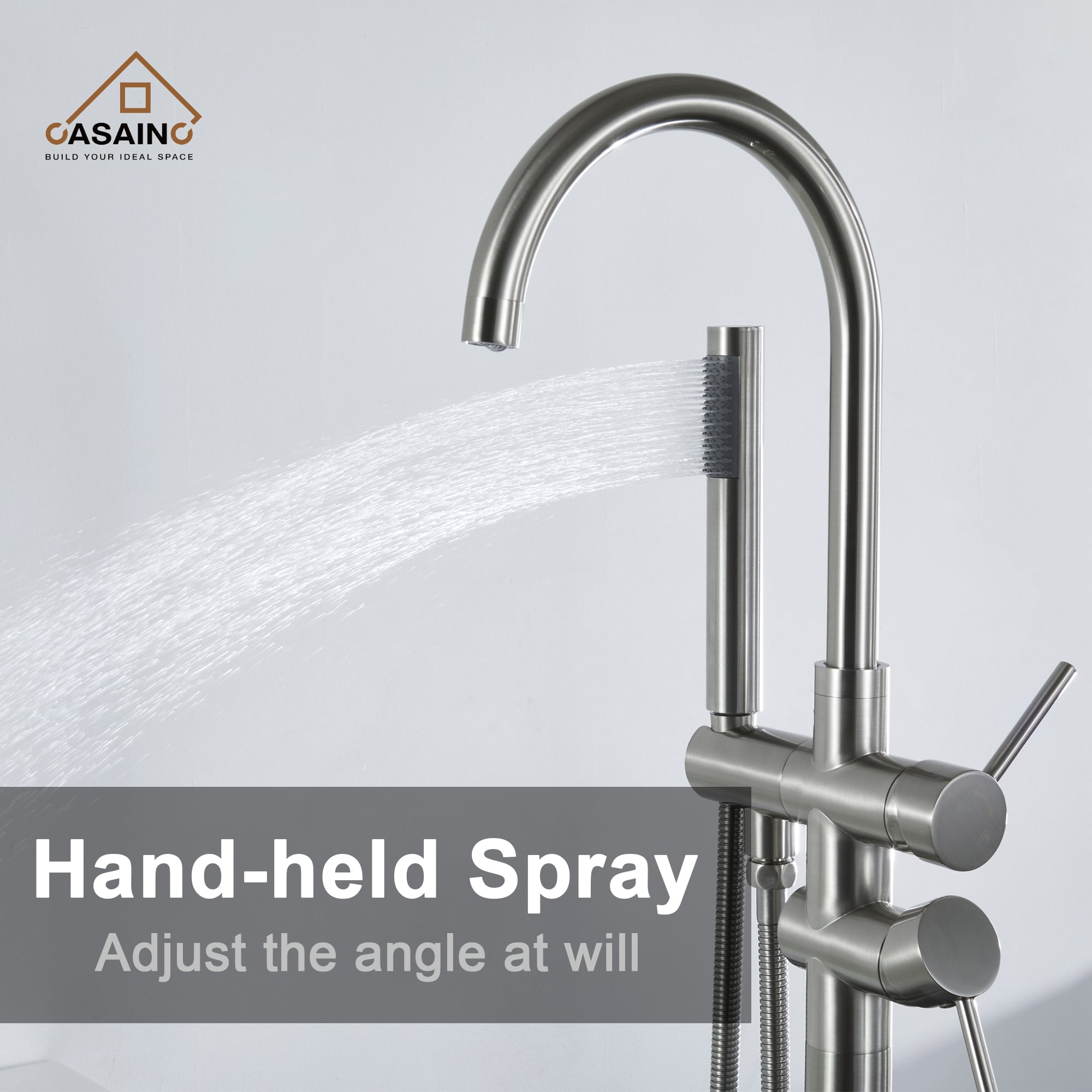 CASAINC TC06-BN Roman-Tub-Faucets - View #6