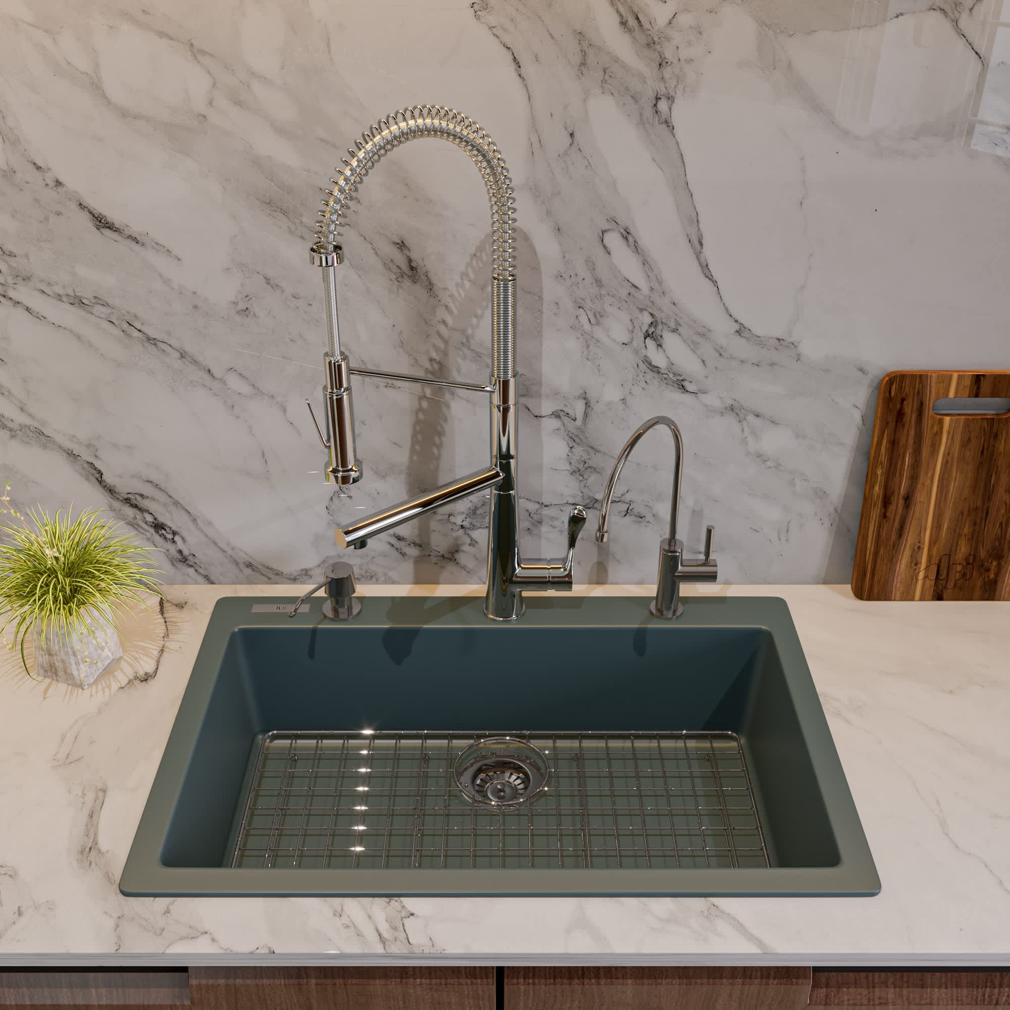 ALFI AB3020DI-T Kitchen-Sinks - View #3