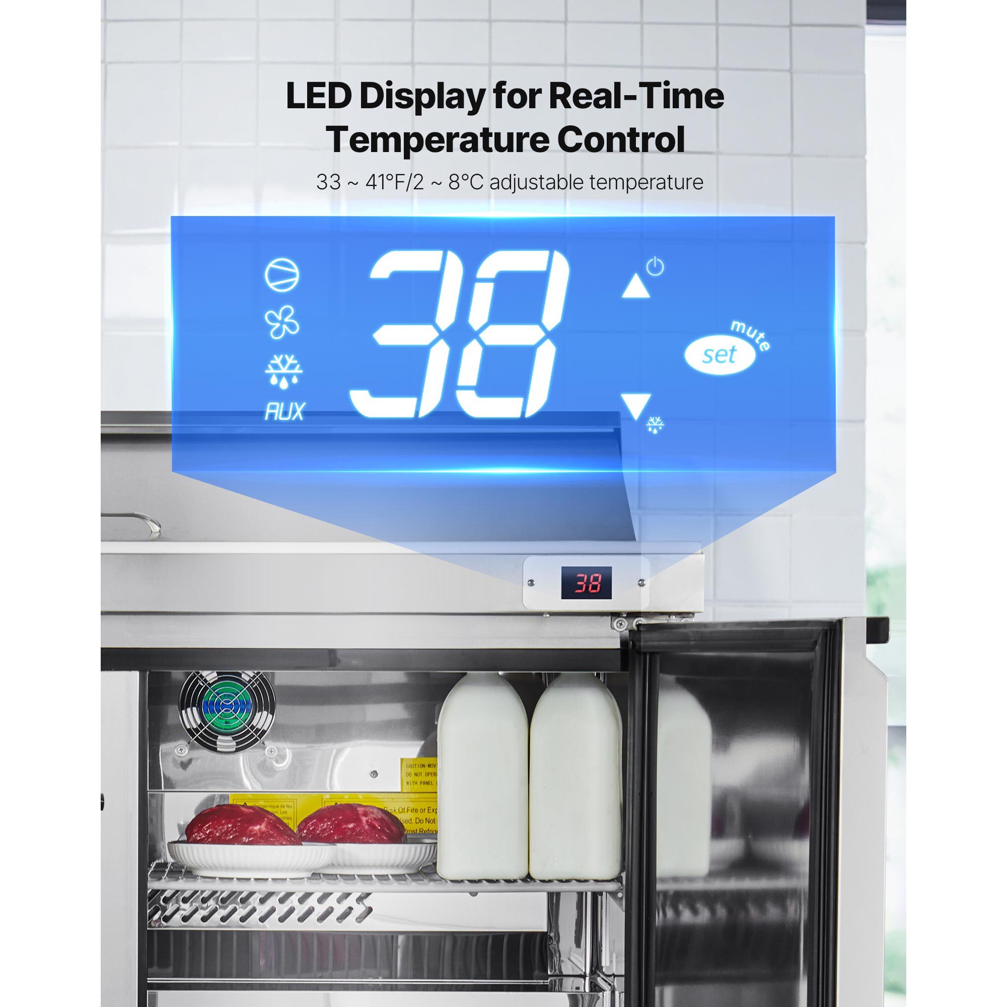 GIVIMO LW102GIVSS0207 Refrig-Prep-Tables - View #5