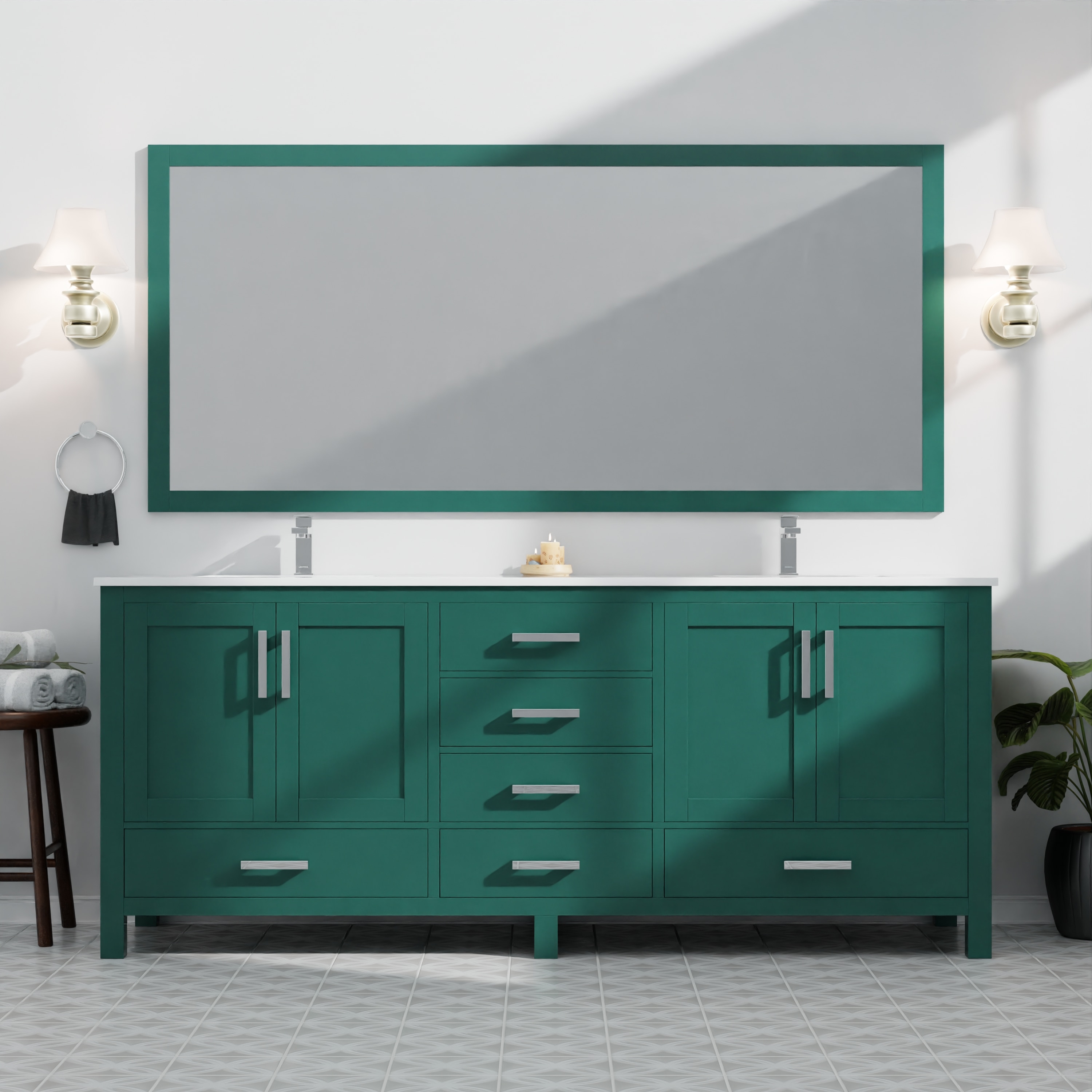 Lexora LVJ84DG300 Bath-Vanity-Combo - View #11