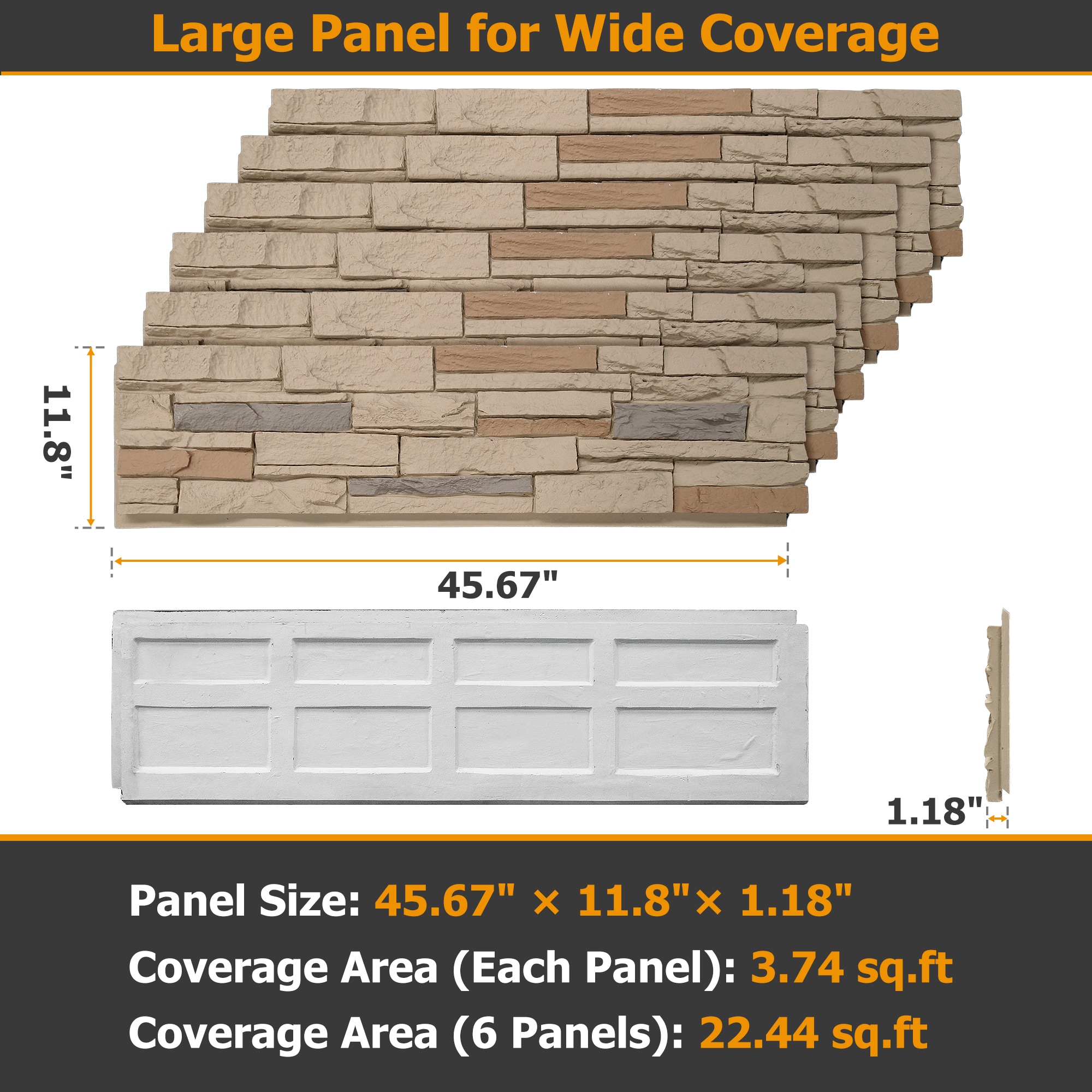 LOVMOR 6-4AD80057DB-HSQ Wall-Panels - View #2