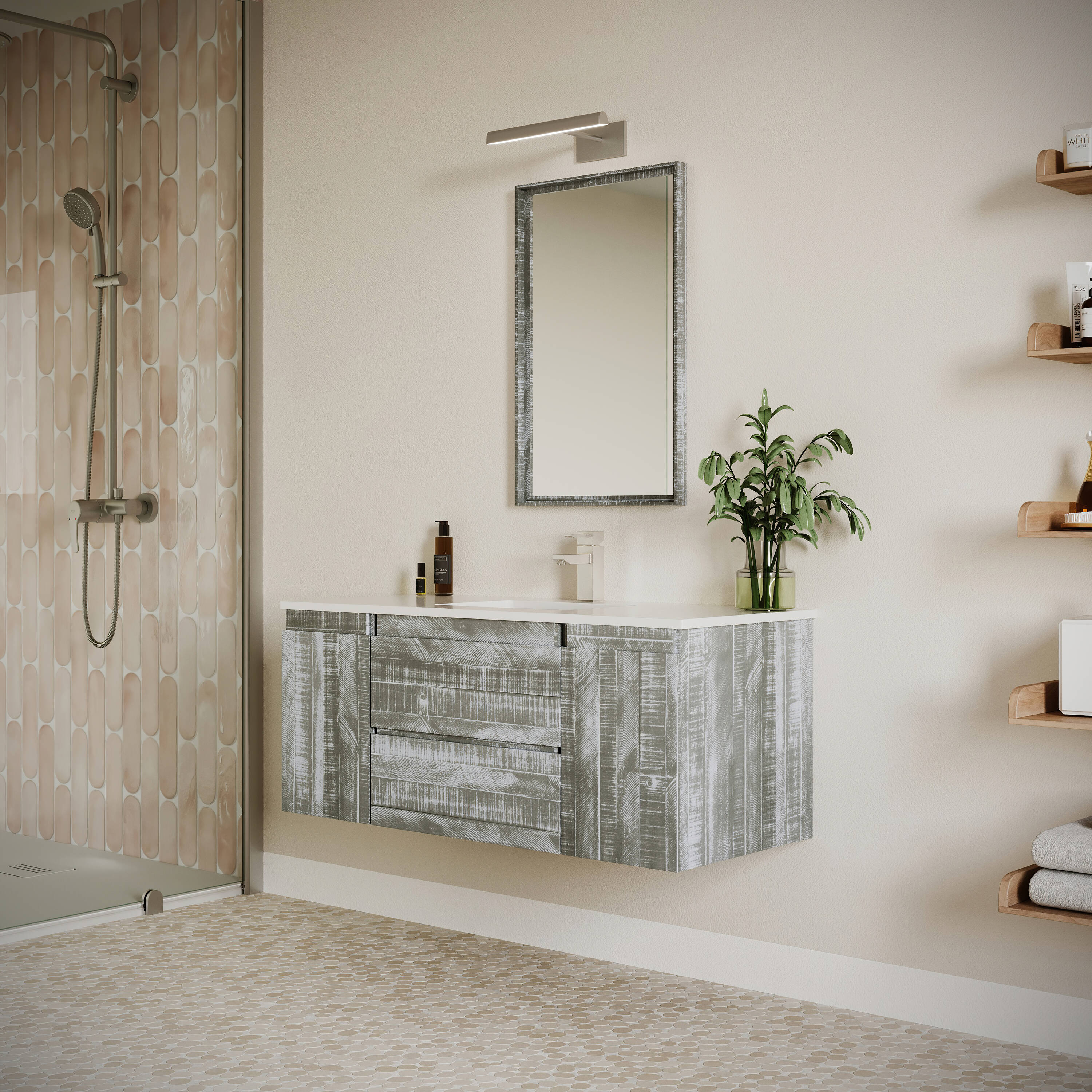 Fresca FVN31-122412ASH Bath-Vanity-Combo - View #4