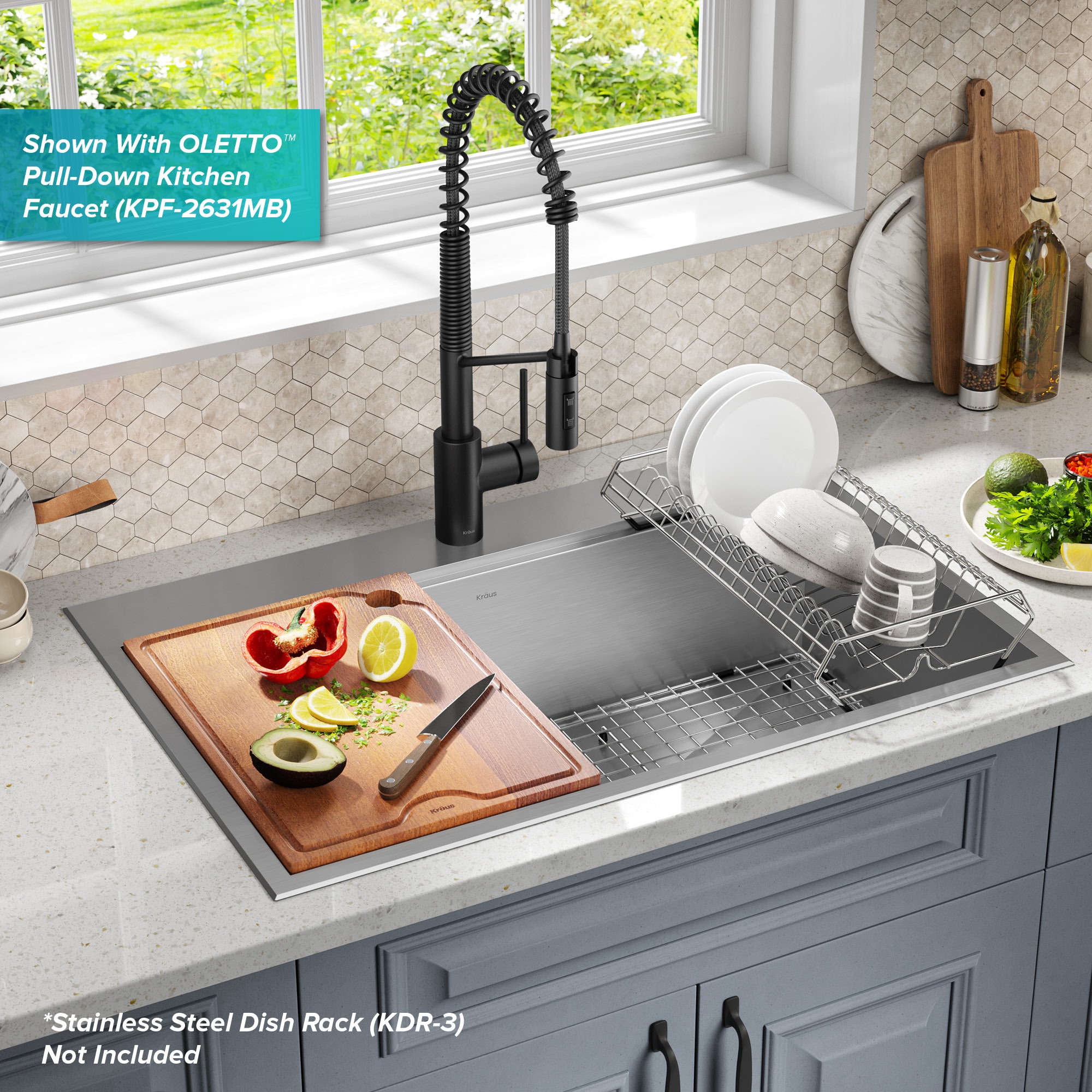 Kraus KWT330-33 Kitchen-Sinks - View #3