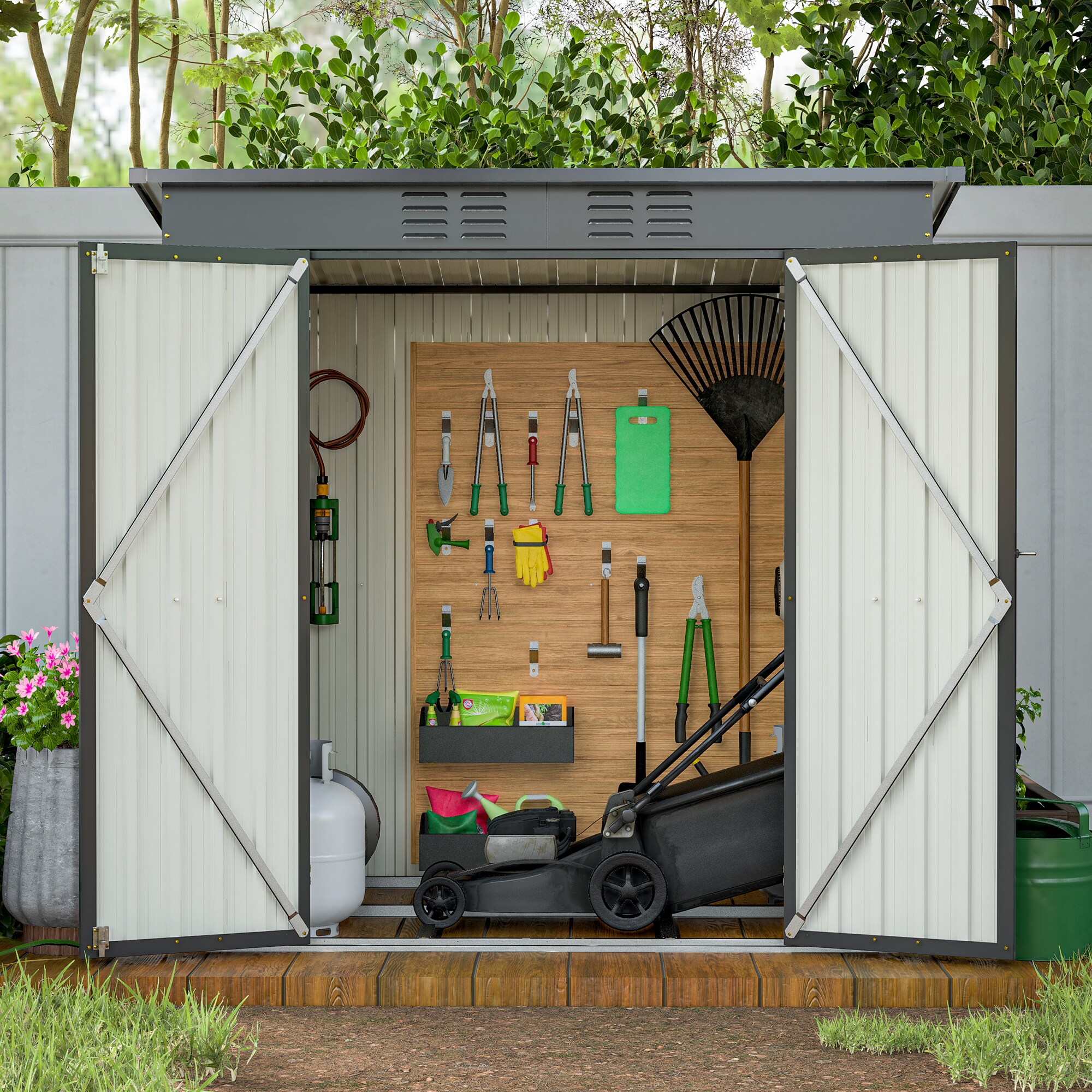 Mondawe MD-WWC00063 Metal-Storage-Buildings-Sheds - View #3