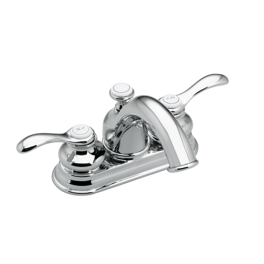 KOHLER Fairfax Polished Chrome 4 In Centerset 2 Handle WaterSense   62096582 