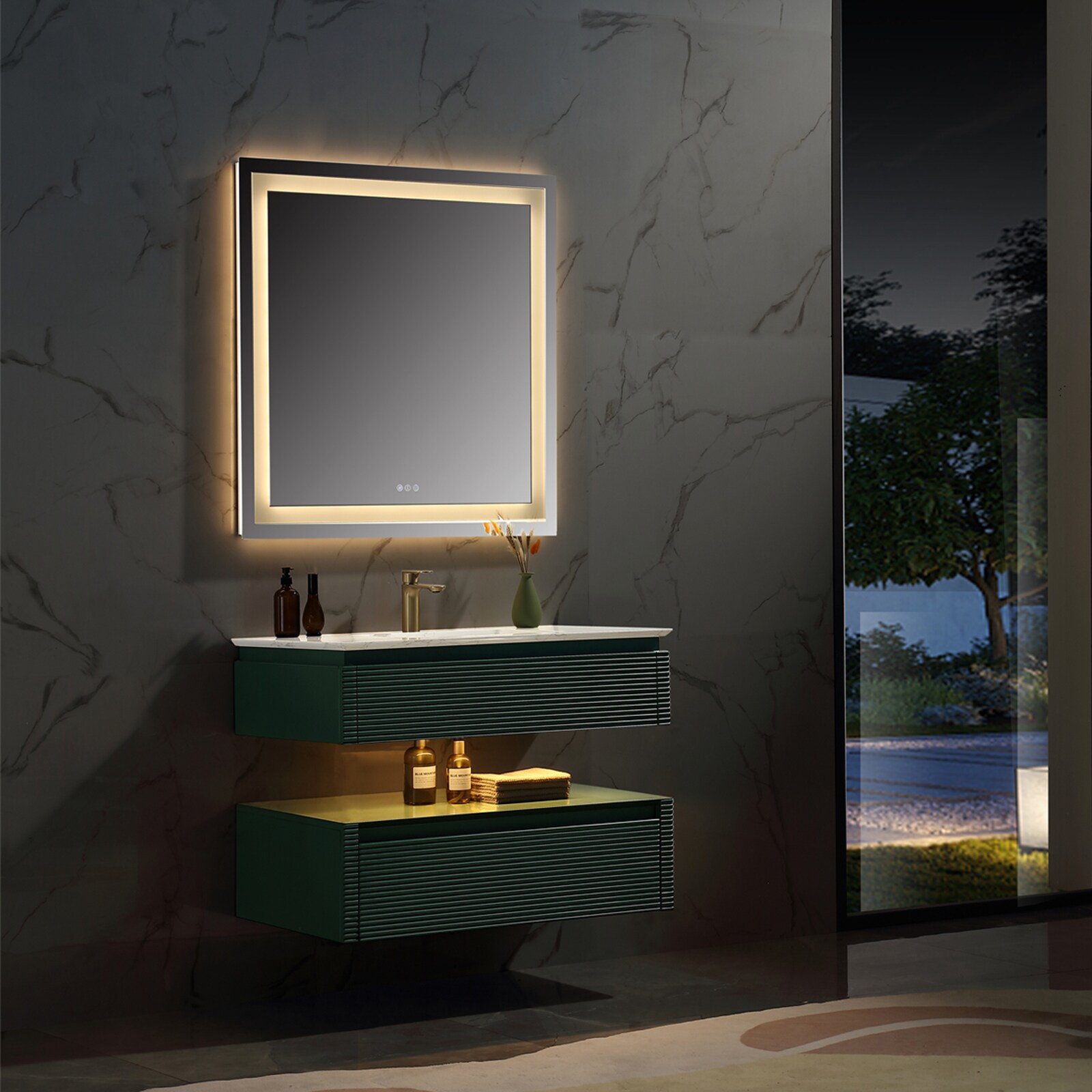 WELLFOR EX-BV36WH Bath-Vanity-Combo - View #13
