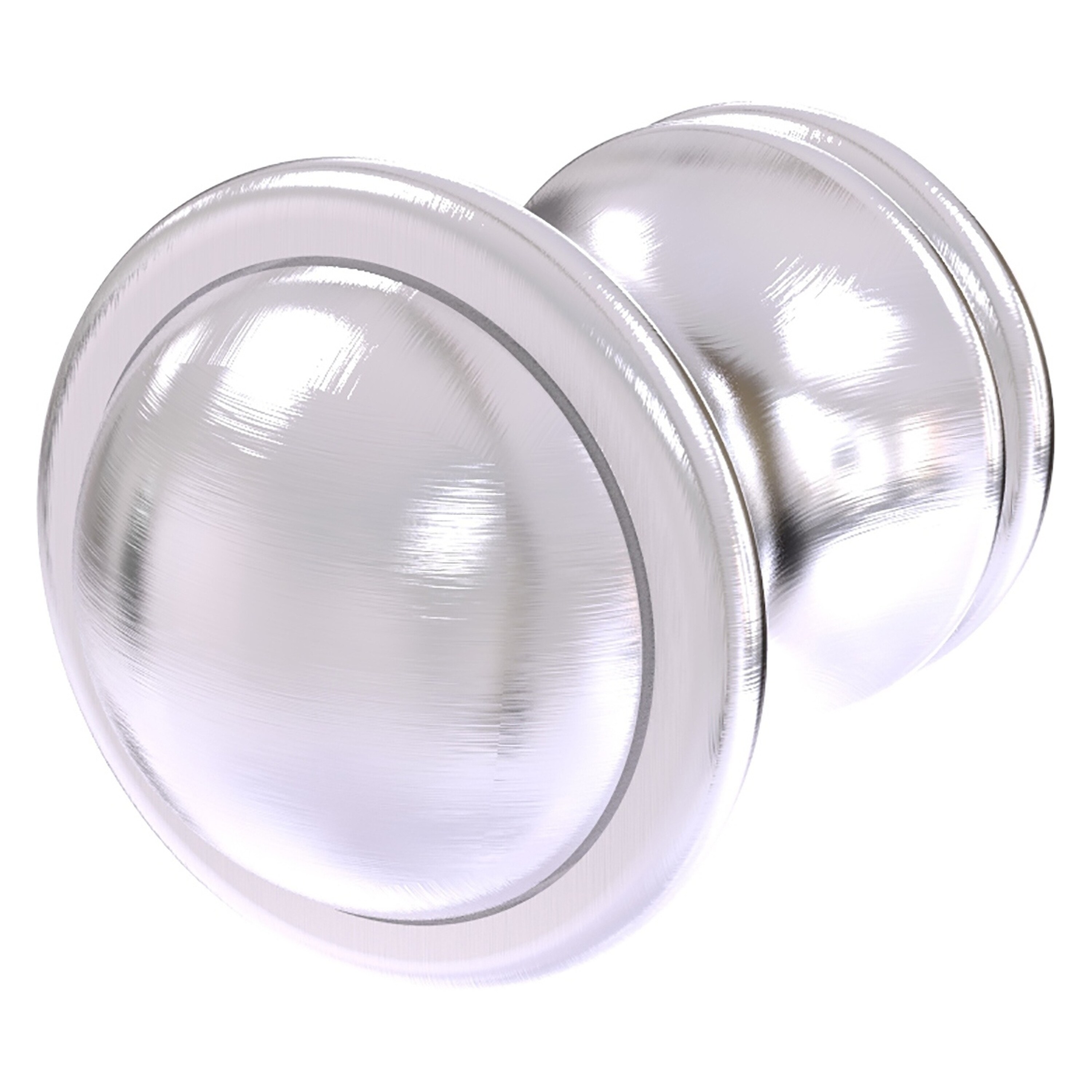 Allied Brass CL-10-SCH Carolina 1-1/2-in Satin Chrome Round Traditional Cabinet Knob