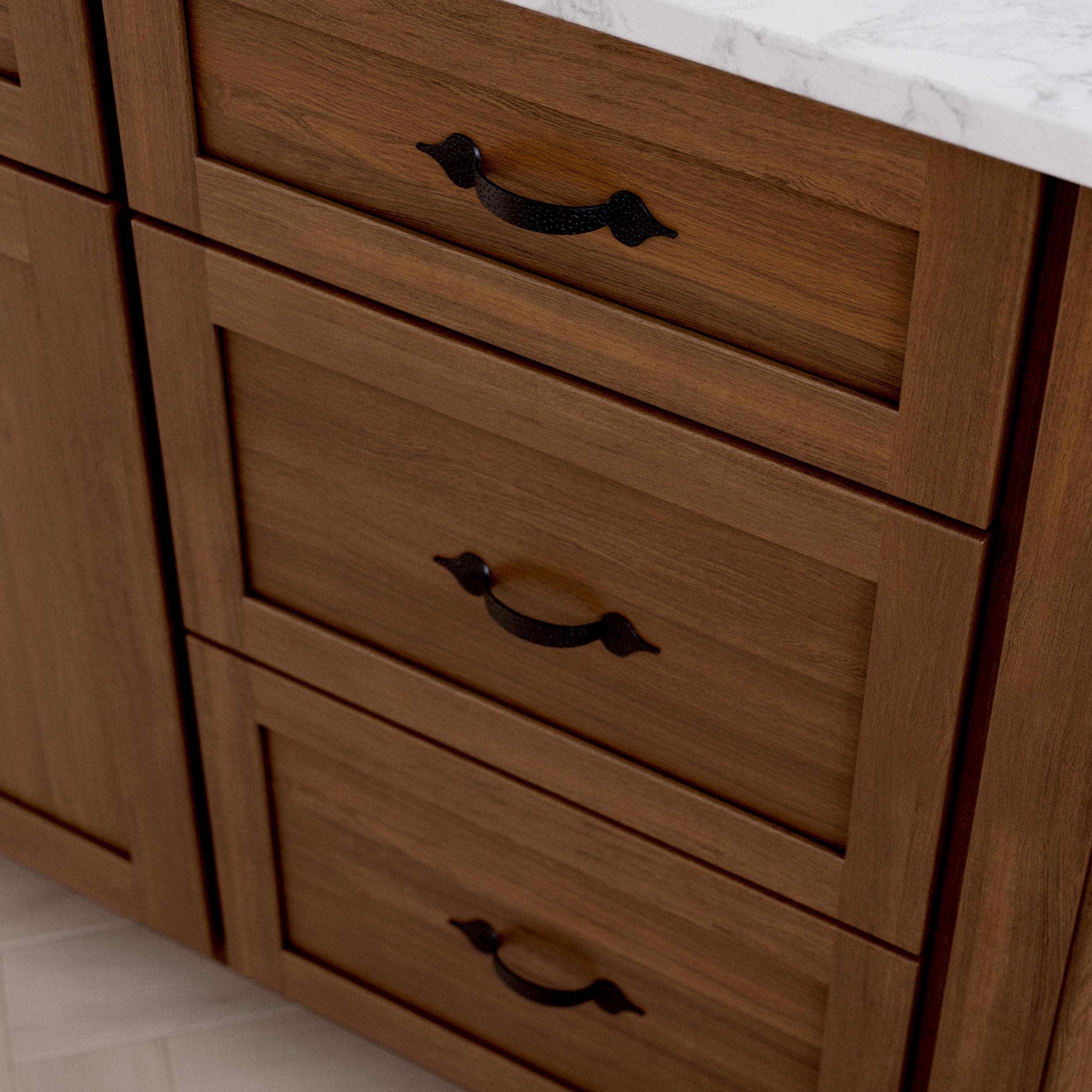 allen + roth P49073W-FB-CP Cabinet-Pulls - View #2