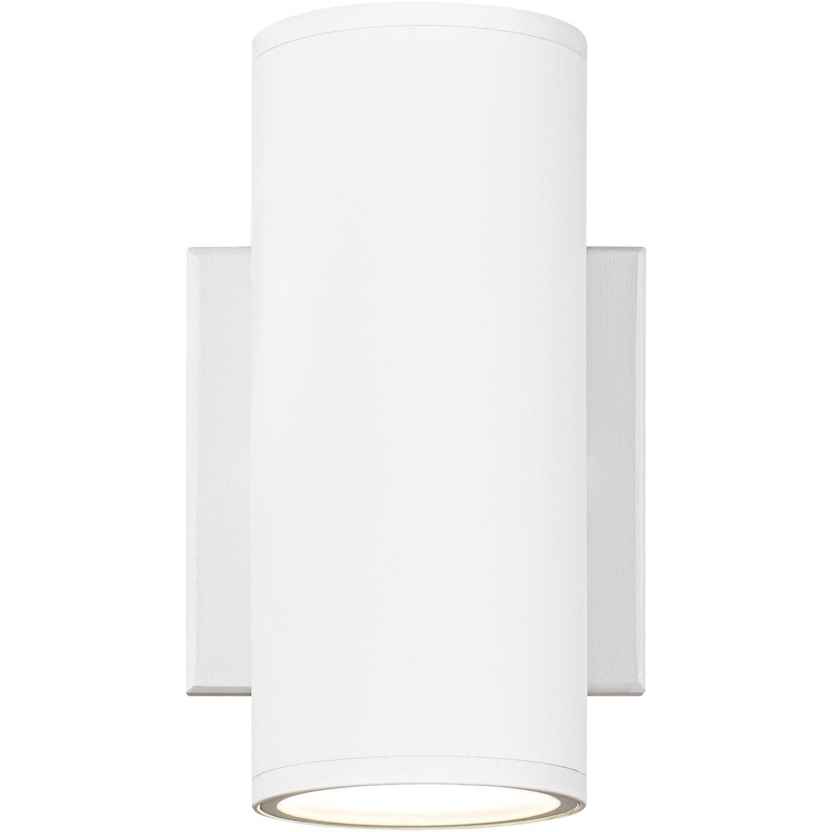 Matteo  Lighting S10212MW Tubular LED 7 inch Matte White Outdoor Wall Light