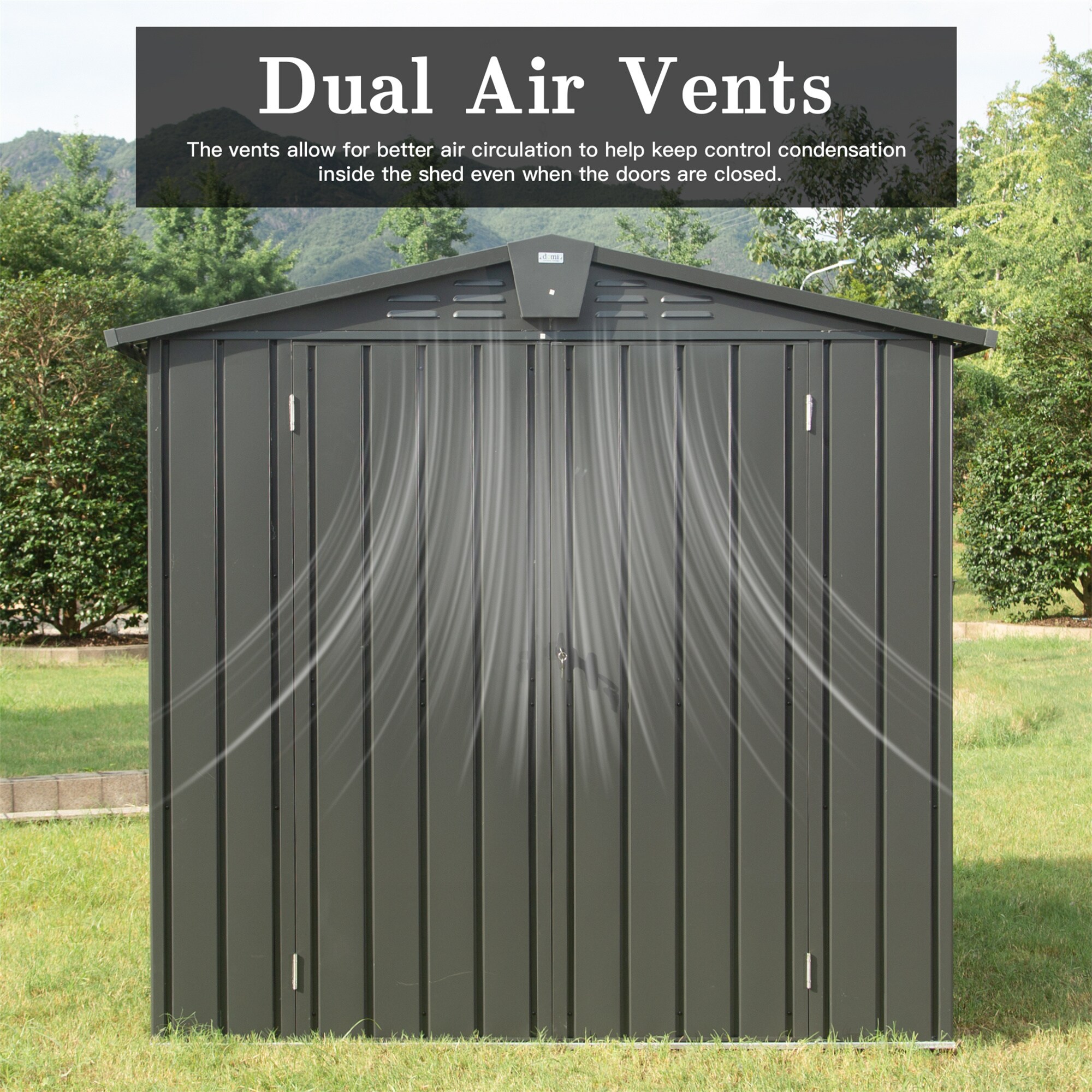 Mondawe MD-DM00030 Metal-Storage-Buildings-Sheds - View #2