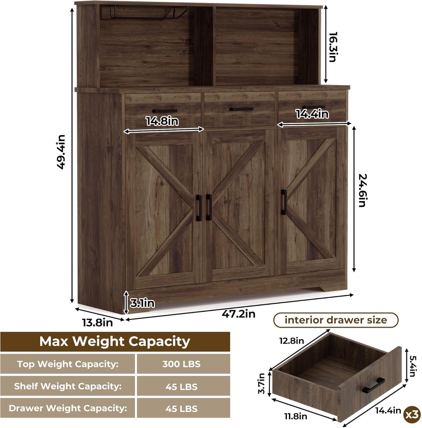Qeetex DHZ-PHO-33D7ARAL Cabinets-Kitchen - View #2