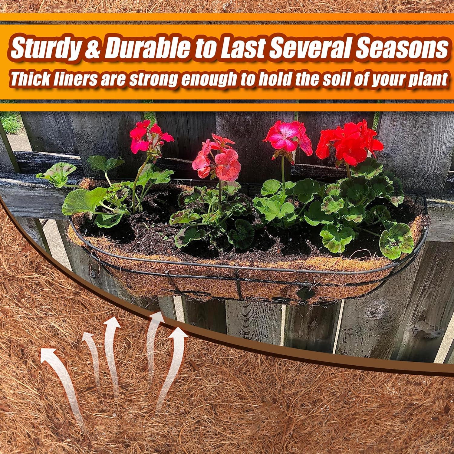 MaseiKar 36IN-LINERS-3PACK Planter-Liners - View #5
