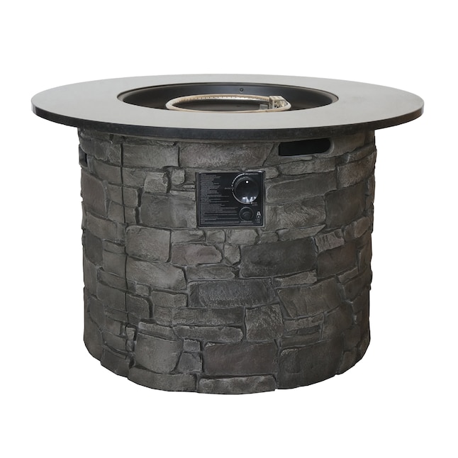 Allen Roth Stacked Stone Fire Pit, Fire Pit Thermocouple Replacement Lowe S