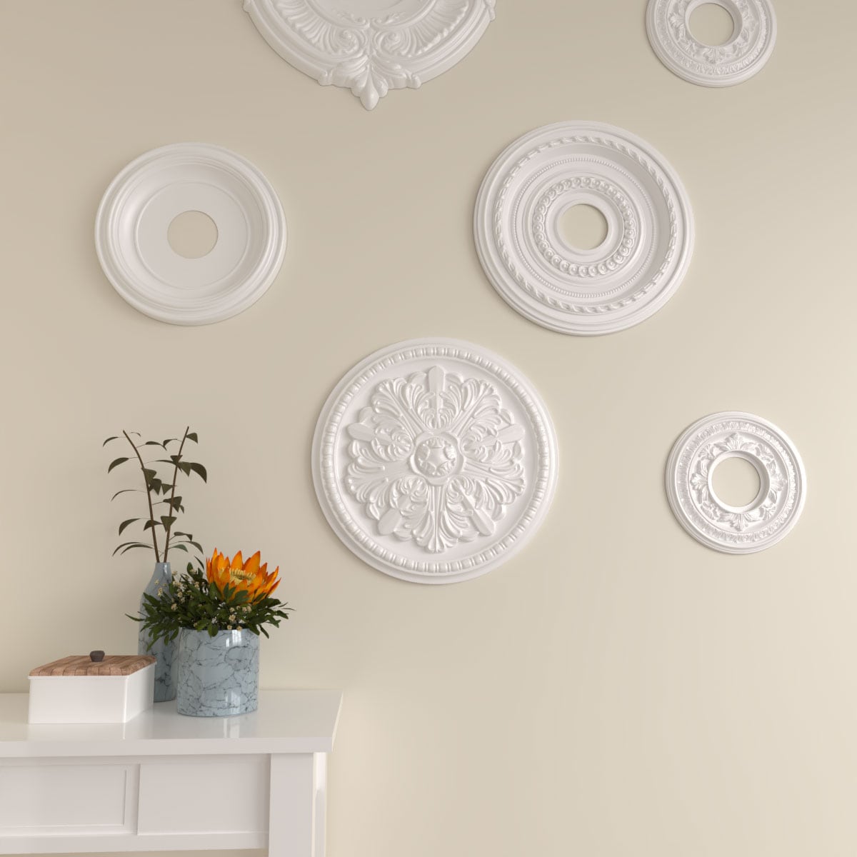 Ekena Millwork CM16SW Ceiling-Medallions - View #7