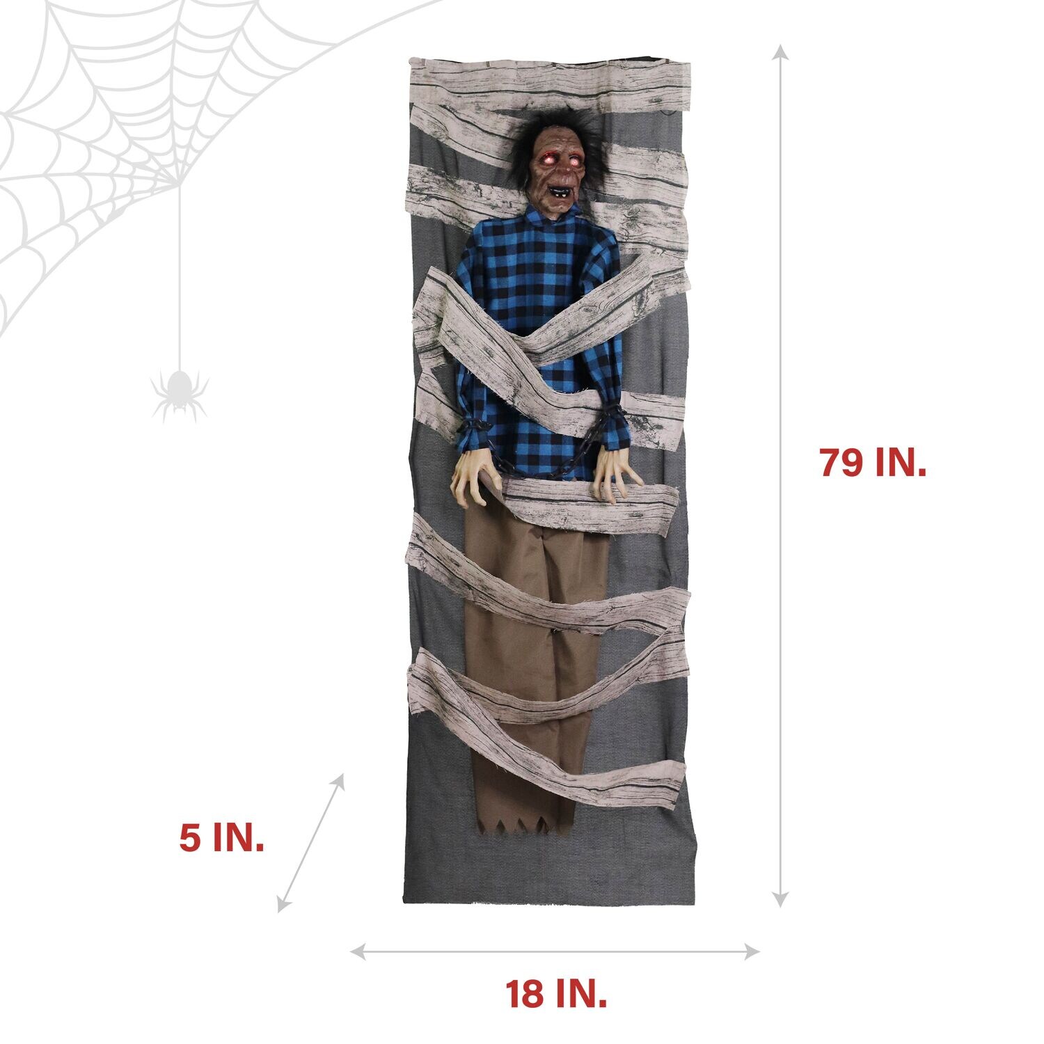 Haunted Hill Farm HHMAN-6HLS Halloween-Animatronics - View #3
