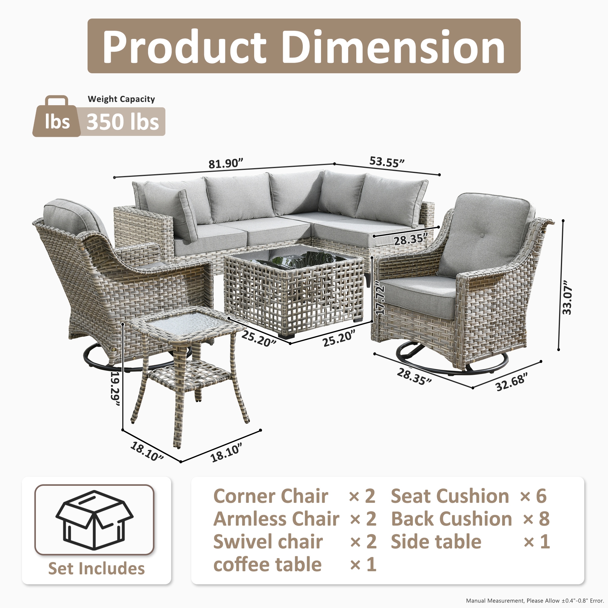 Ovios SK208YP Patio-Conversation-Sets - View #7
