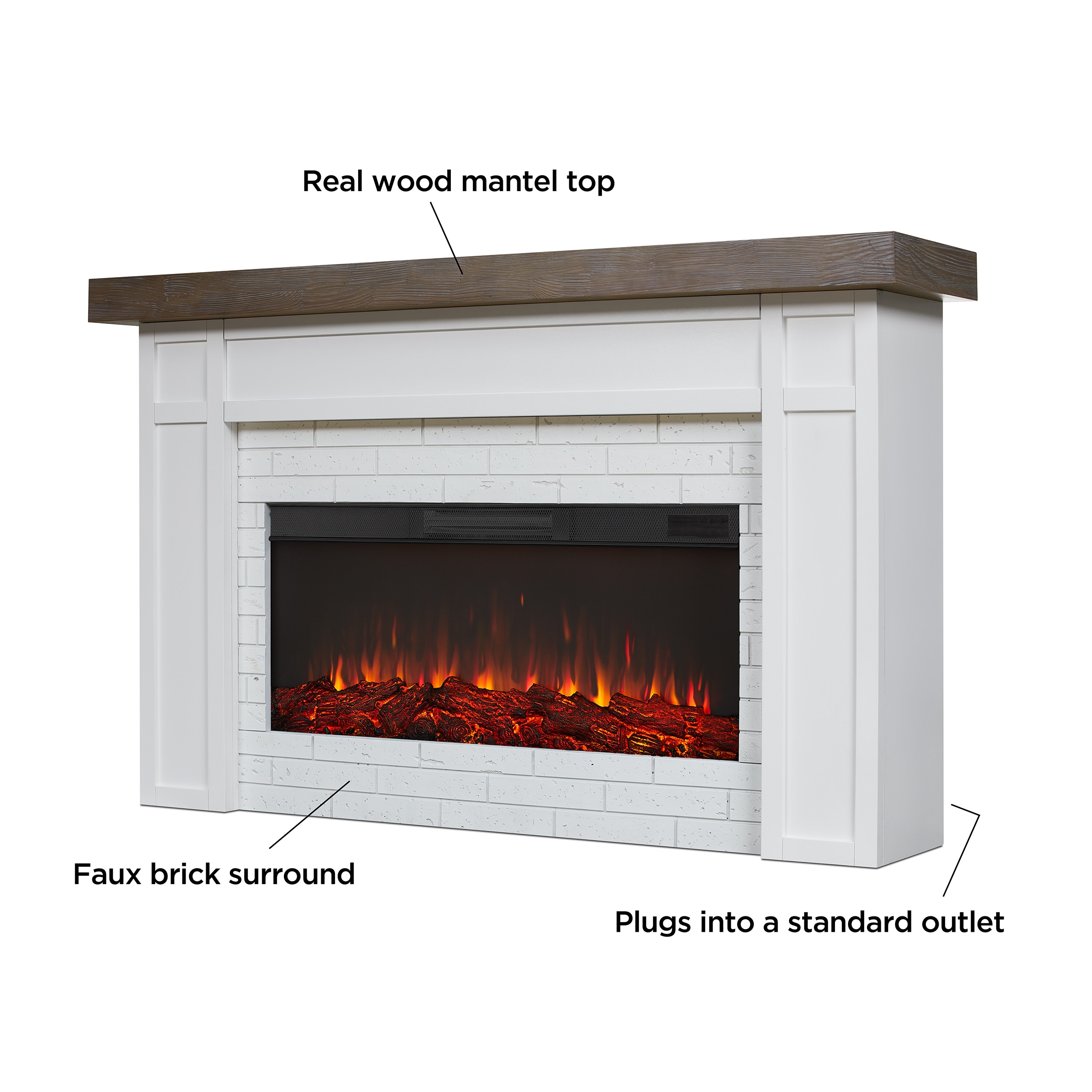Real Flame 5510E-W Electric-Fireplaces - View #7