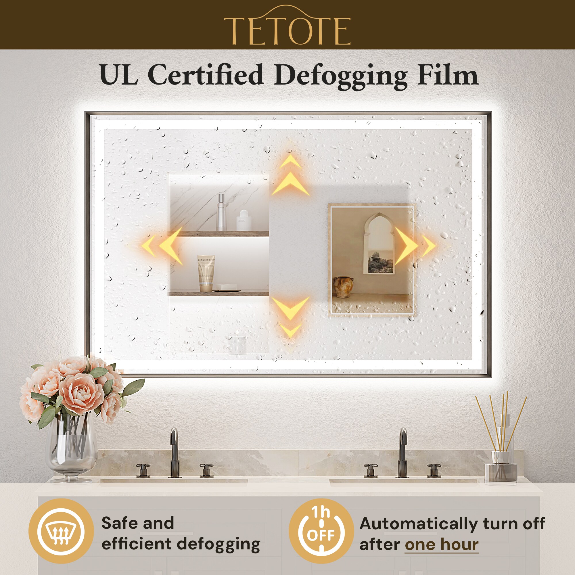 TETOTE LSC-TE-2432DG-B66 Framed-Bath-Mirrors - View #9
