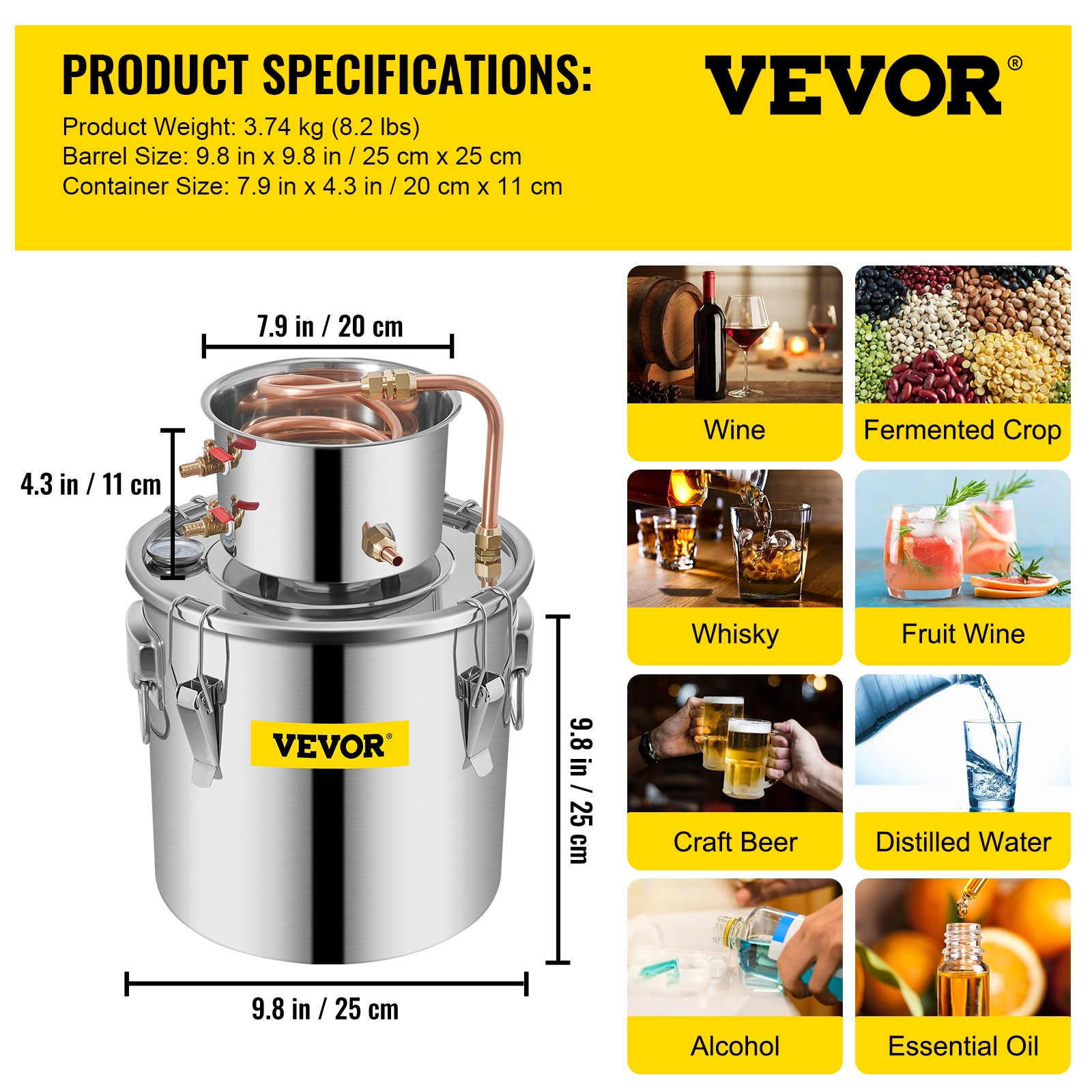 VEVOR ZLSJ3GALDTDB00001V1 Barware-Accessories - View #8