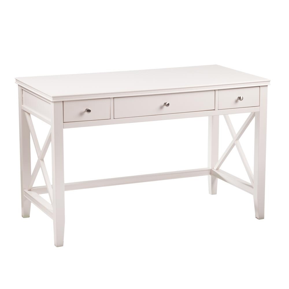 Boston Loft Furnishings Adder 48-in White Poplar Writing Desk at Lowes.com