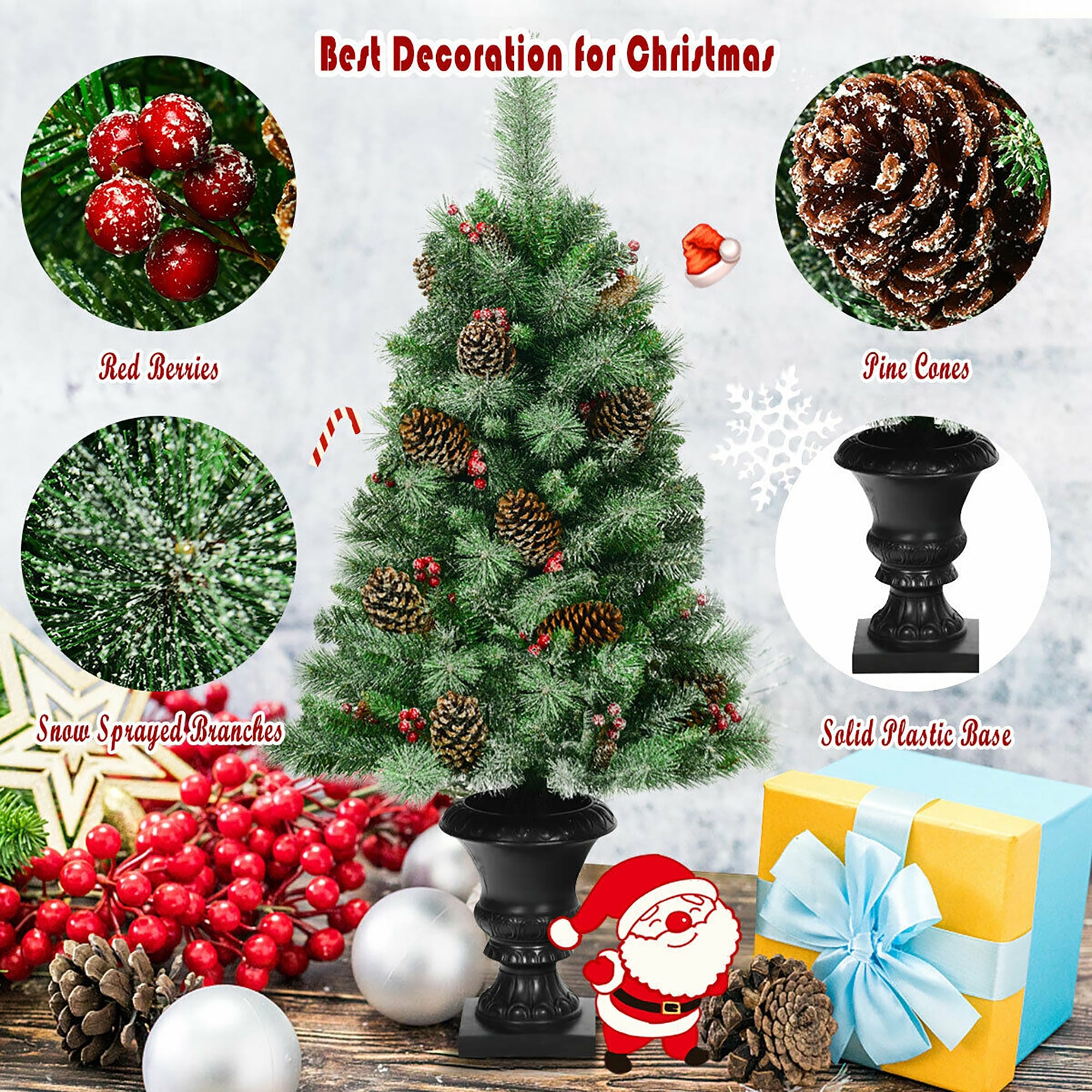 Forclover HYFW-TR794 Artificial-Christmas-Trees - View #4