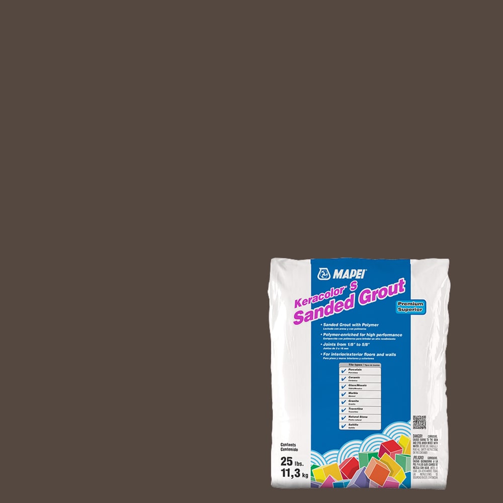 MAPEI 20725 Keracolor Sanded Chocolate Sanded Grout (25-lb)