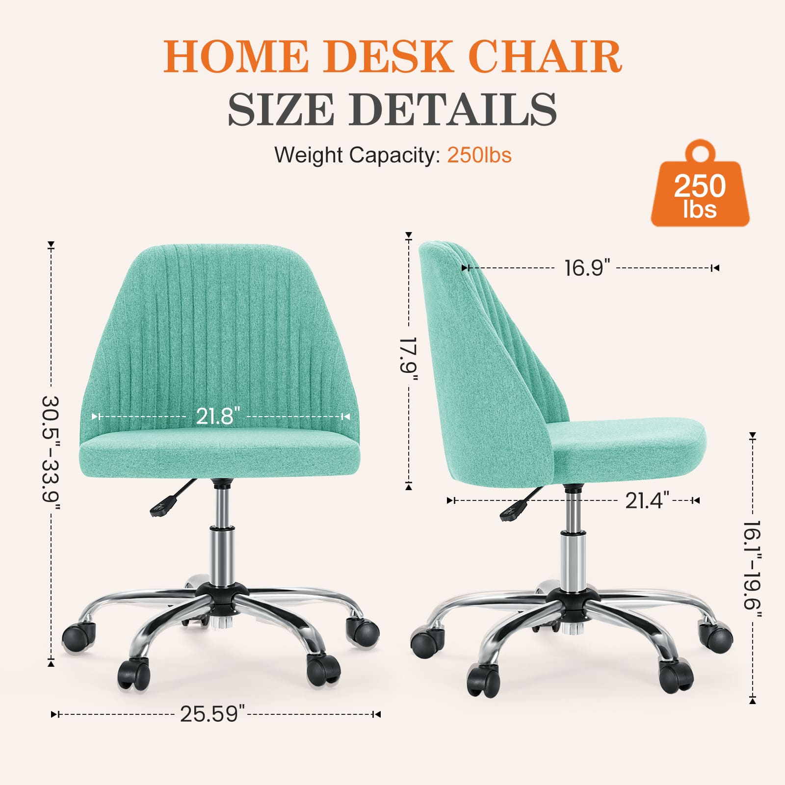 Sweetcrispy L-C-2778-GN Office-Chairs - View #6